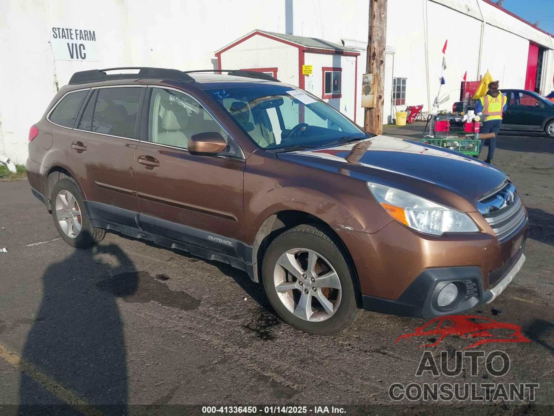 SUBARU OUTBACK 2013 - 4S4BRBKCXD3234356