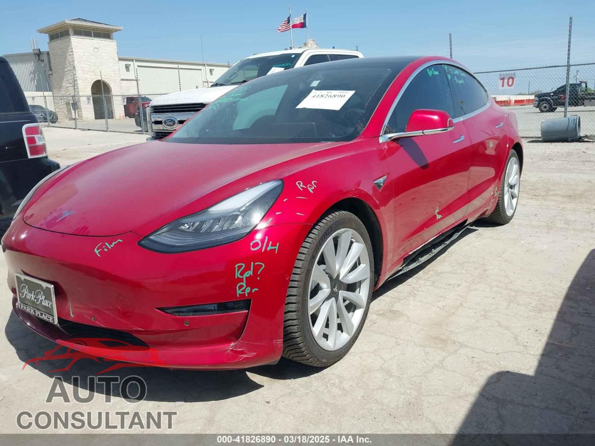 TESLA MODEL 3 2020 - 5YJ3E1EC2LF647223