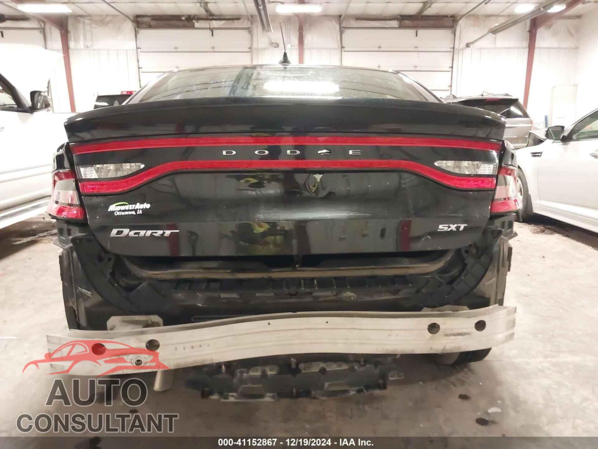 DODGE DART 2013 - 1C3CDFBA8DD194581