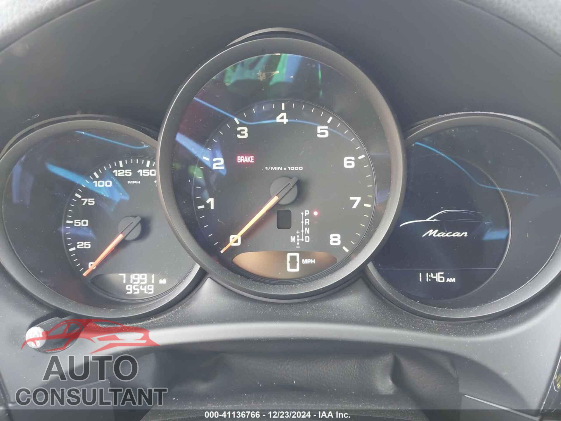 PORSCHE MACAN 2017 - WP1AA2A53HLB03199