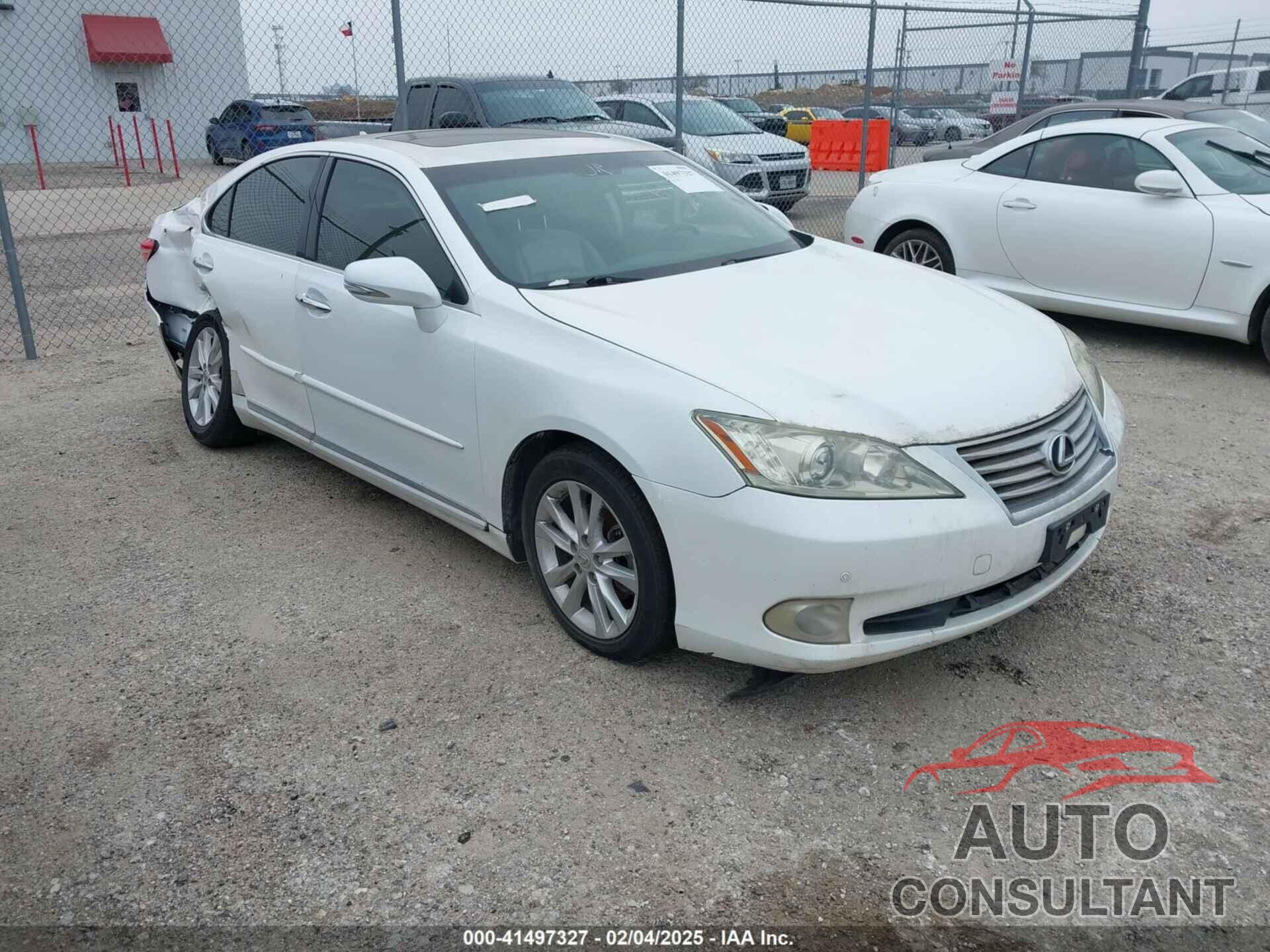 LEXUS ES 350 2012 - JTHBK1EG9C2508389