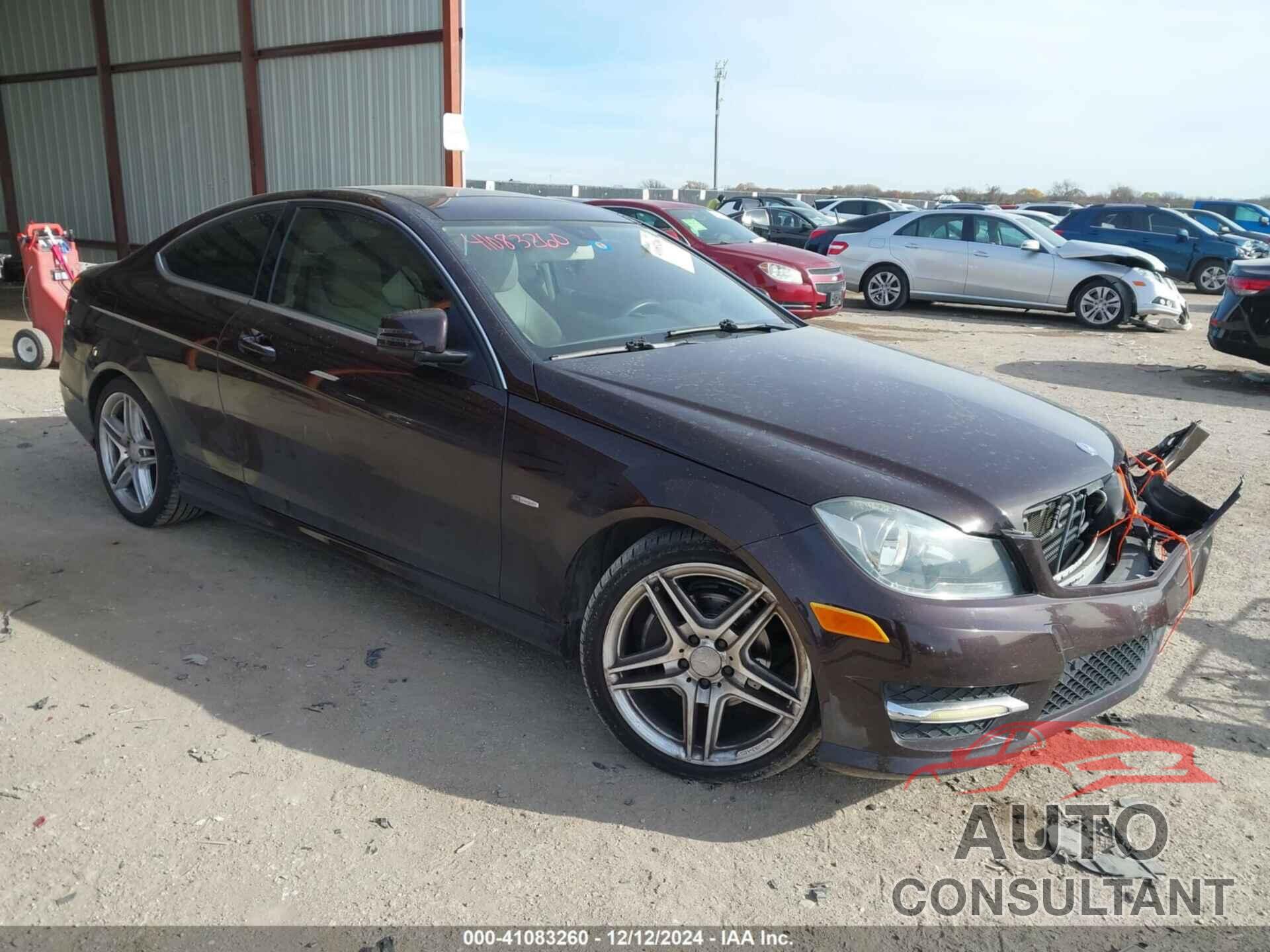 MERCEDES-BENZ C 250 2012 - WDDGJ4HB6CF855611