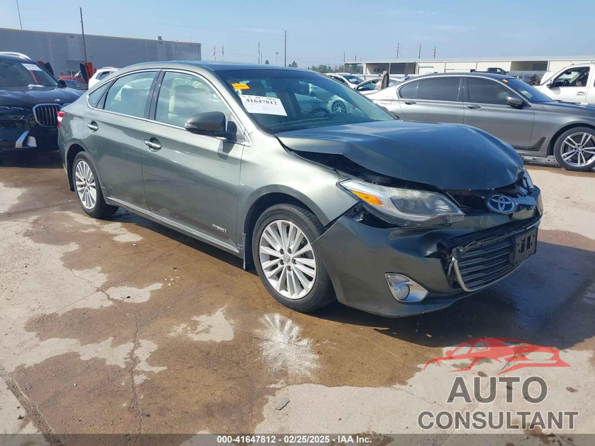 TOYOTA AVALON HYBRID 2014 - 4T1BD1EB8EU022336