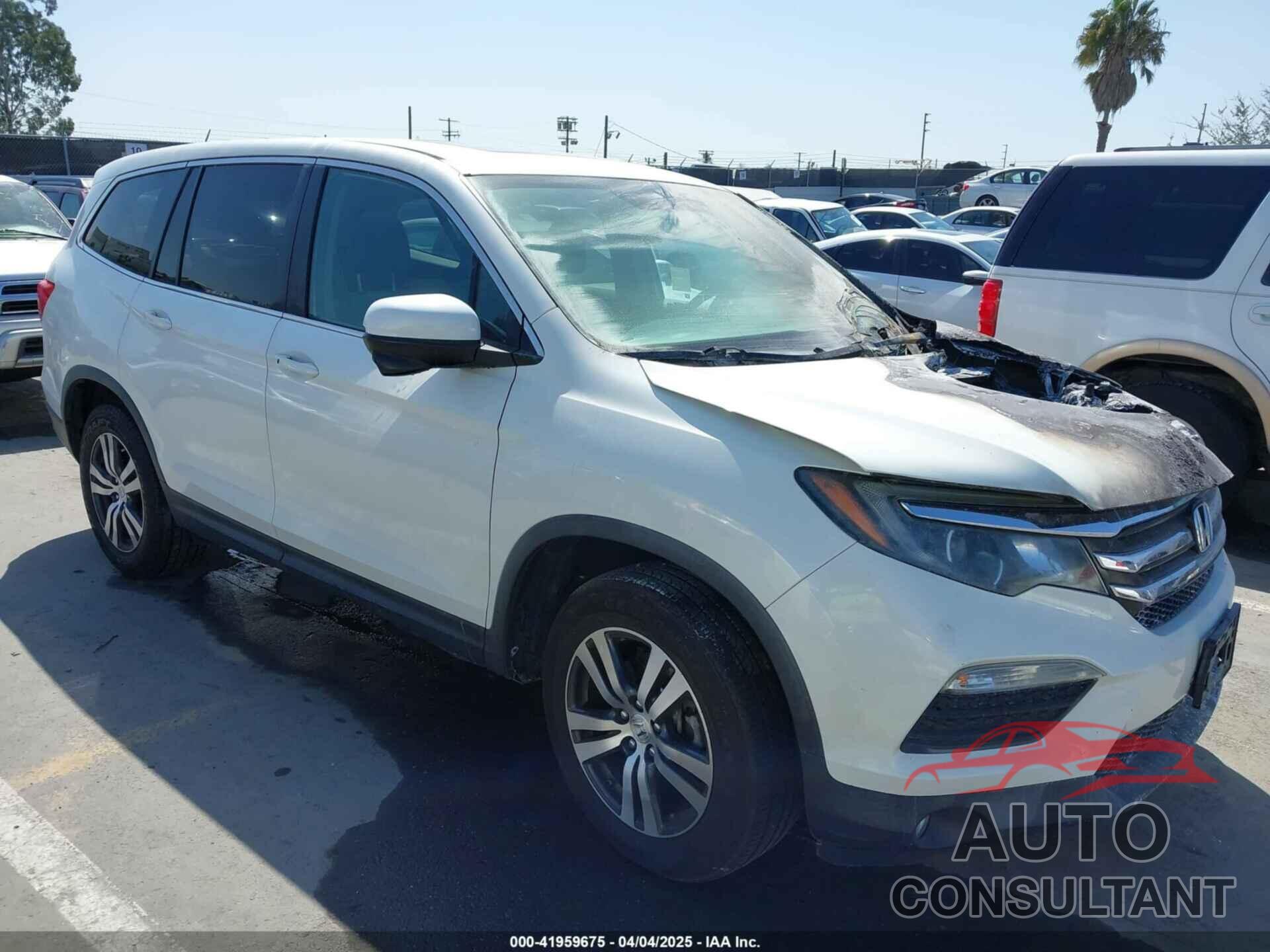 HONDA PILOT 2017 - 5FNYF5H55HB024631