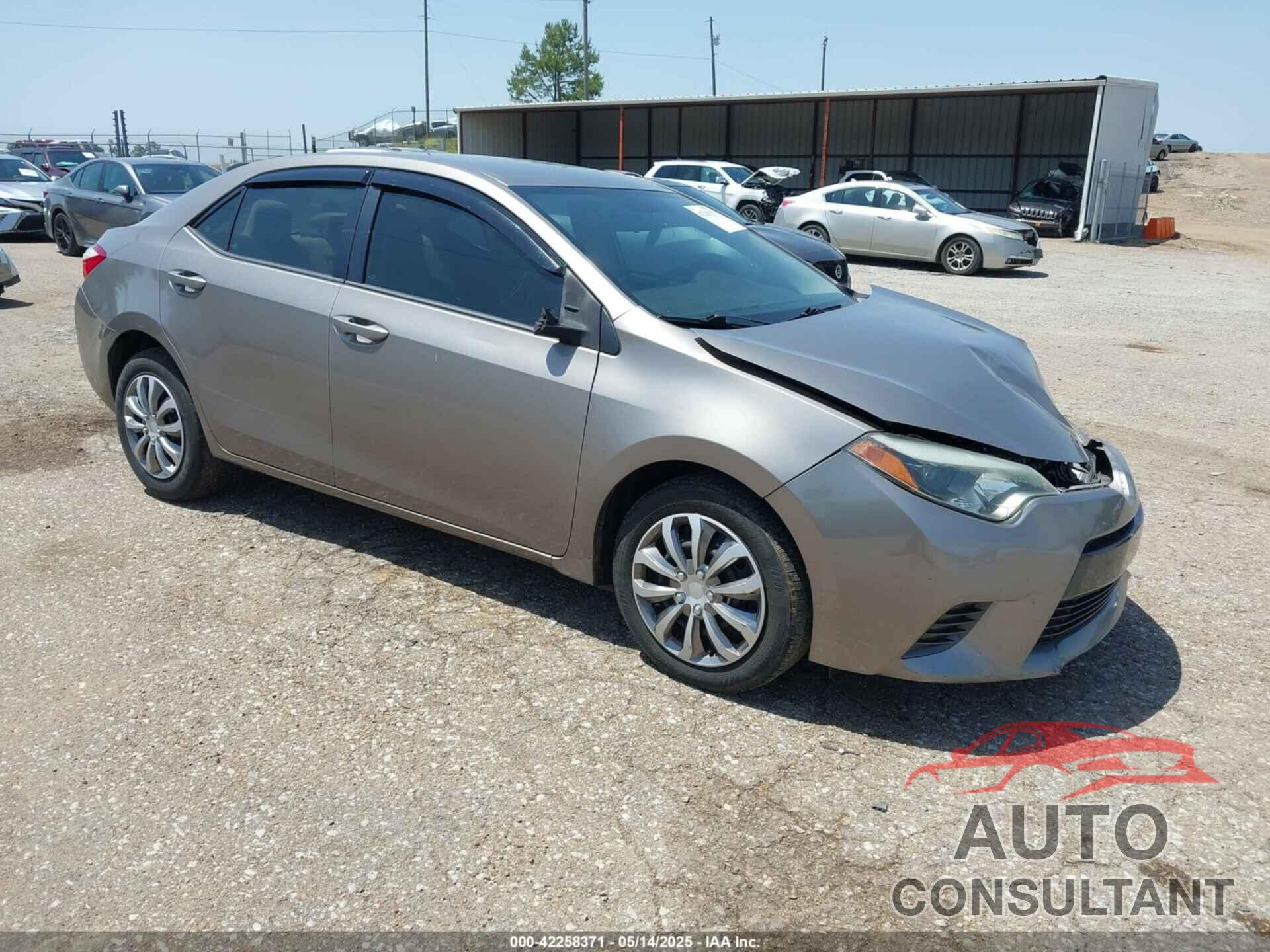 TOYOTA COROLLA 2015 - 5YFBURHE3FP180459