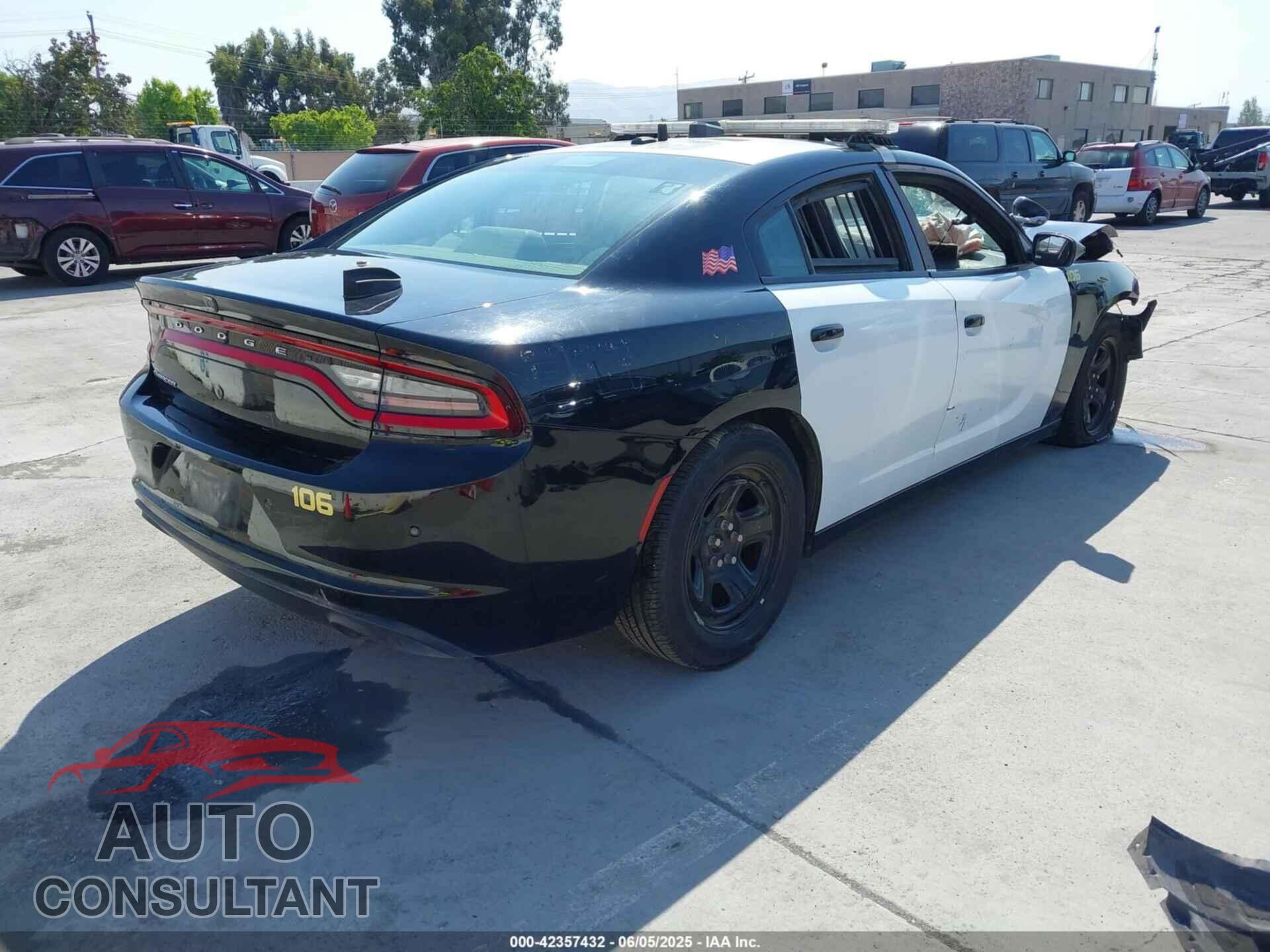 DODGE CHARGER 2019 - 2C3CDXAG6KH734229