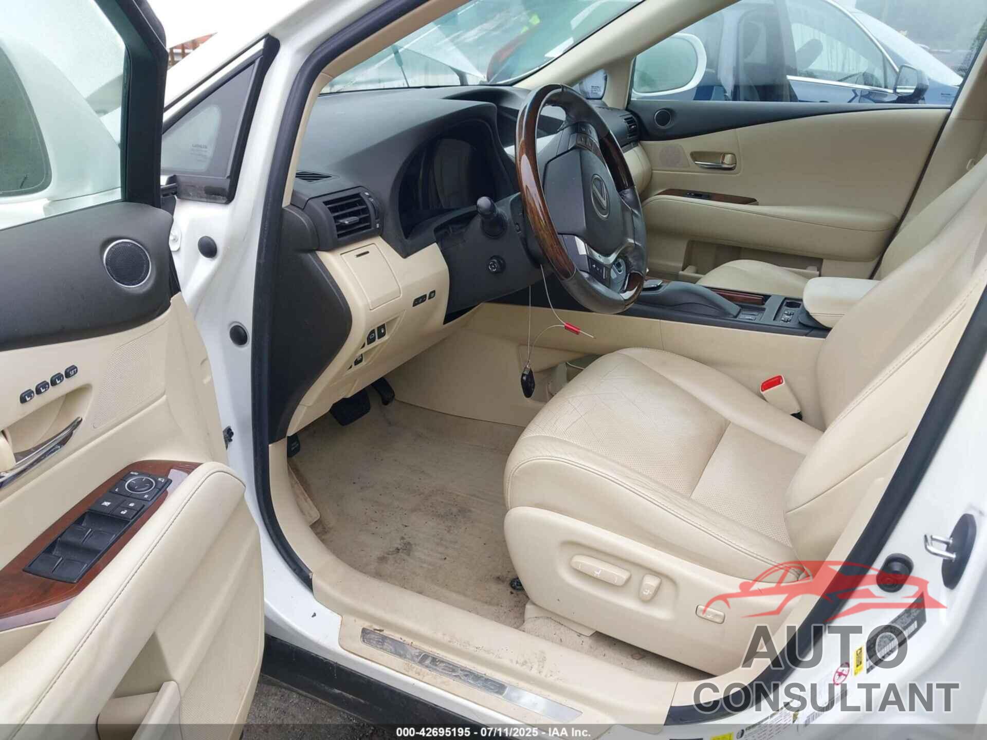 LEXUS RX 350 2013 - 2T2ZK1BA1DC129255