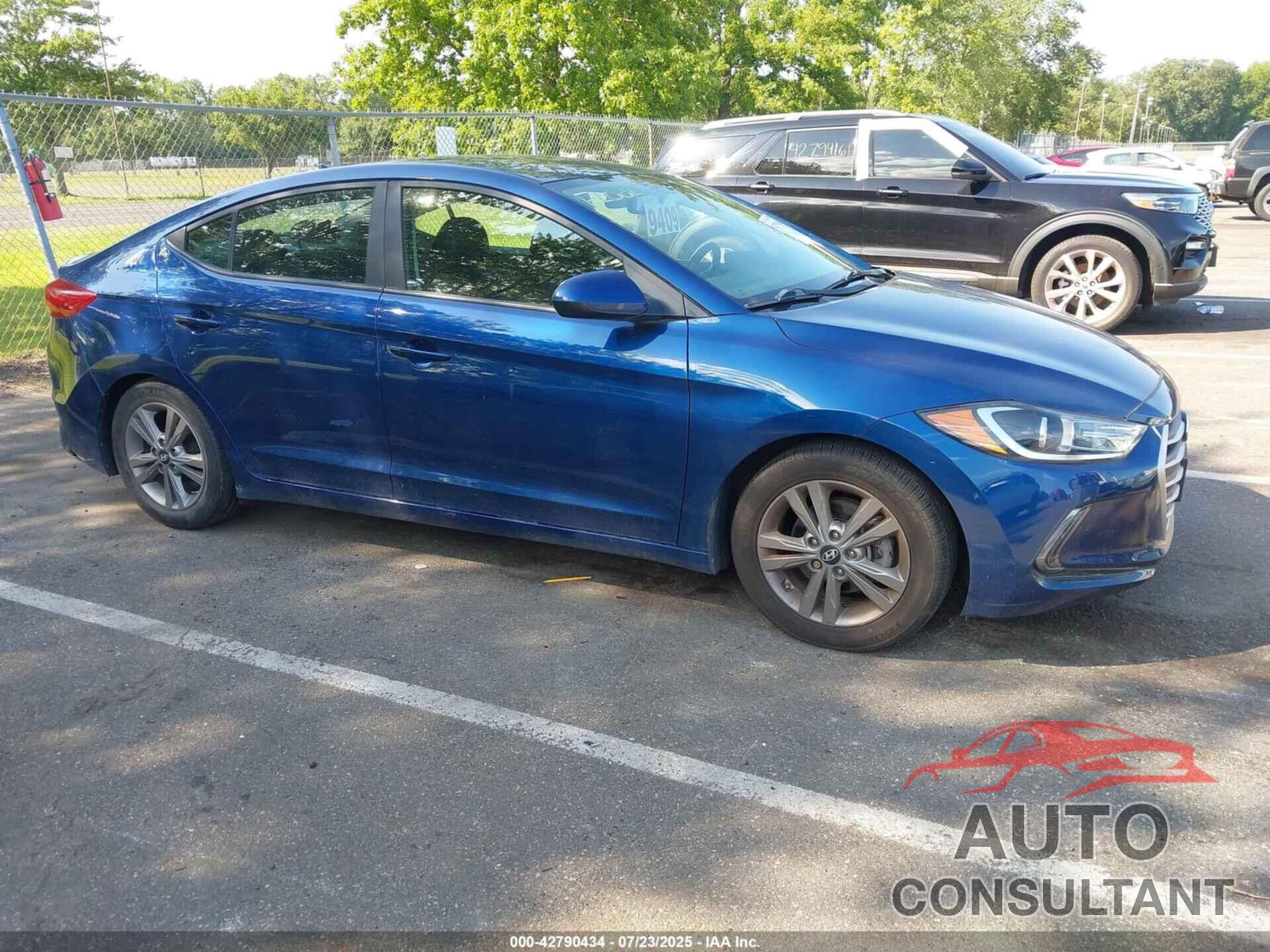 HYUNDAI ELANTRA 2017 - 5NPD84LF6HH153563