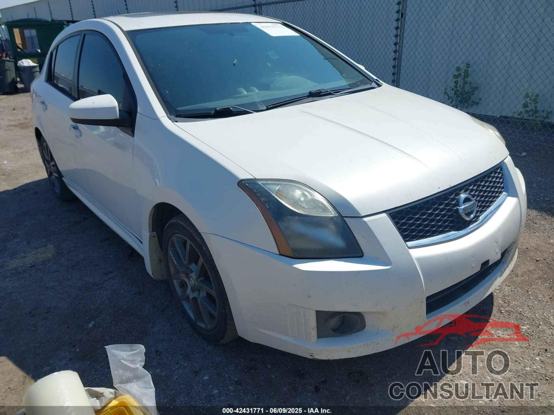 NISSAN SENTRA 2012 - 3N1BB6AP2CL670385