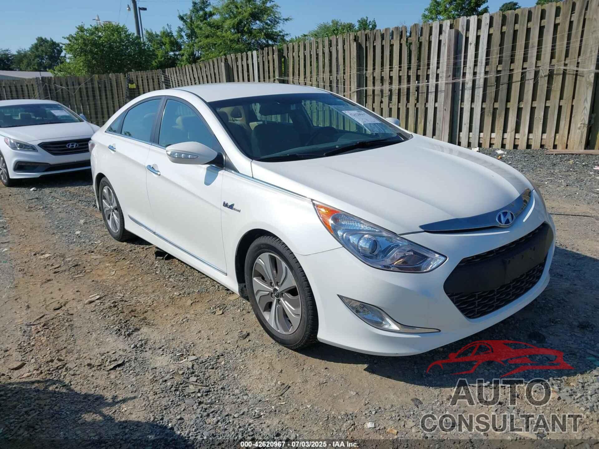 HYUNDAI SONATA HYBRID 2013 - KMHEC4A46DA084763