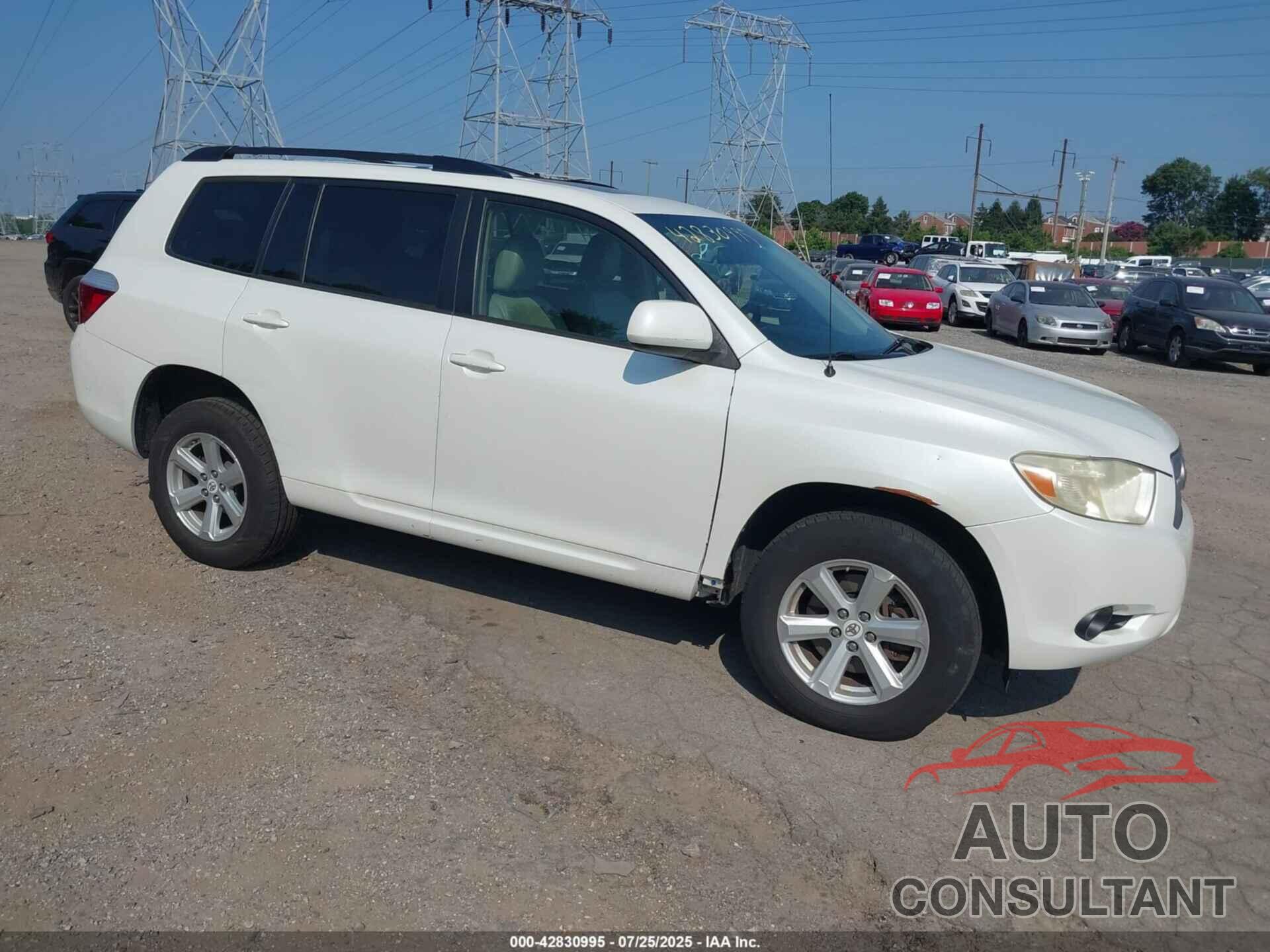 TOYOTA HIGHLANDER 2009 - JTEES41A192125553