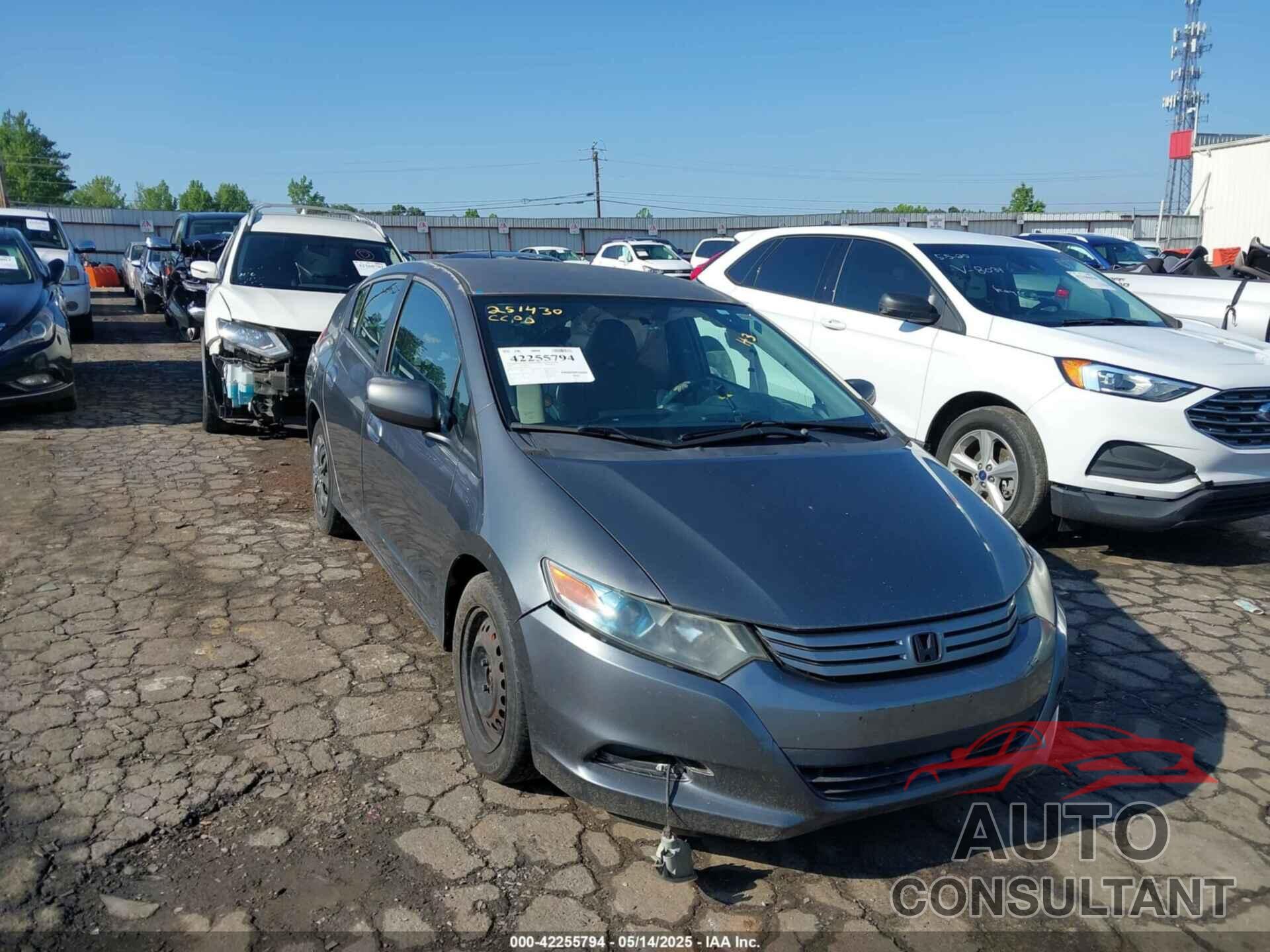 HONDA INSIGHT 2010 - JHMZE2H52AS032697