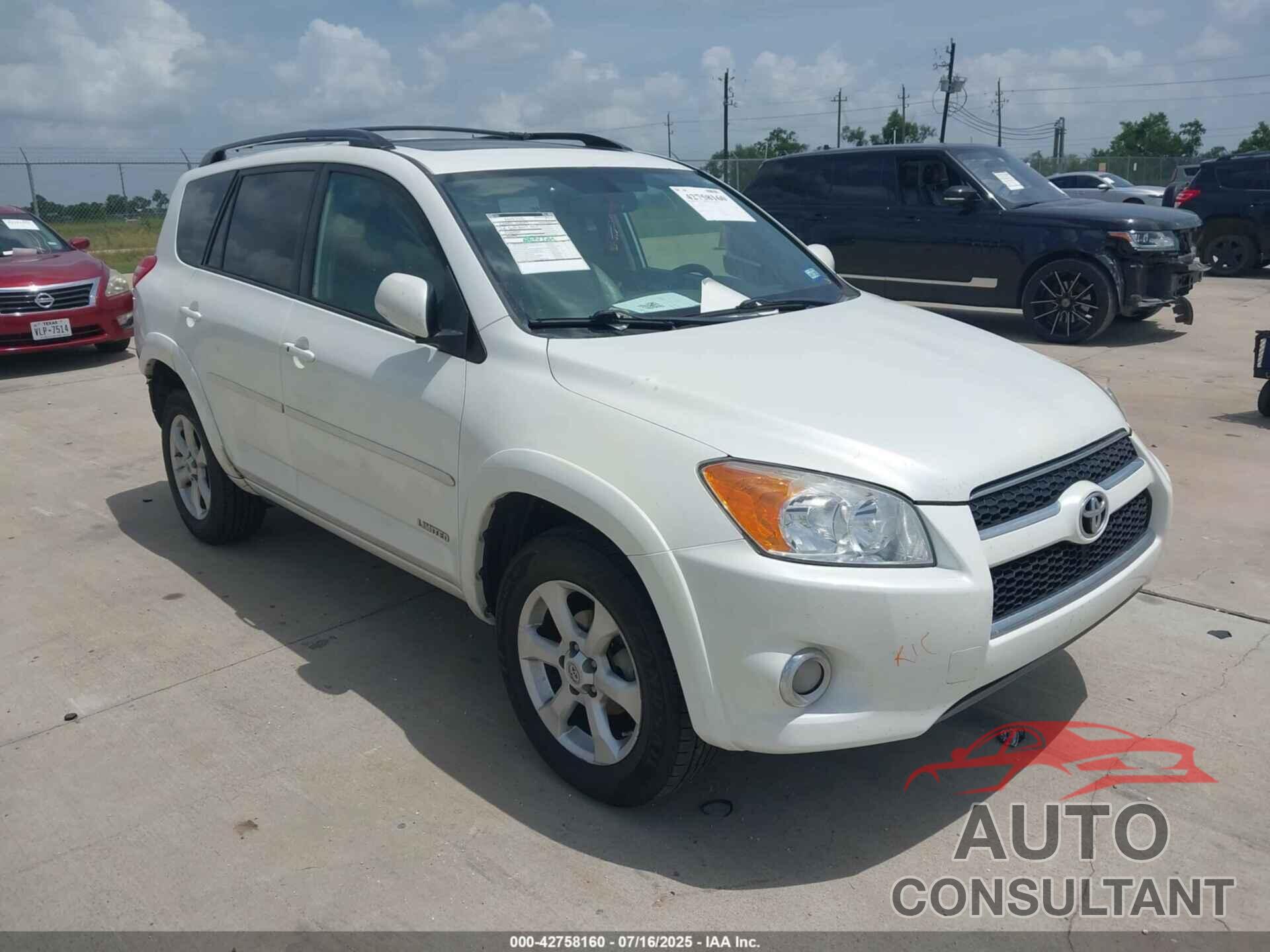 TOYOTA RAV4 2010 - 2T3YF4DVXAW040131