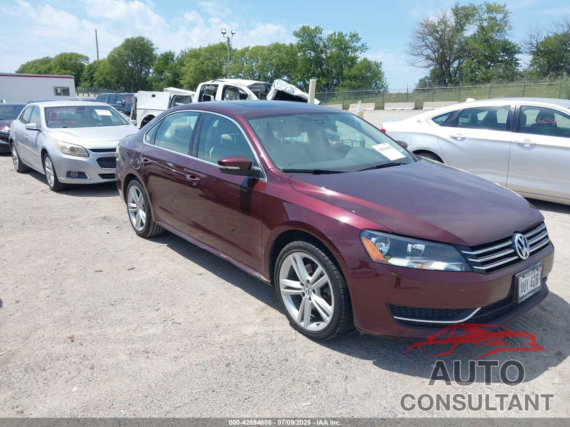 VOLKSWAGEN PASSAT 2014 - 1VWBS7A35EC098708