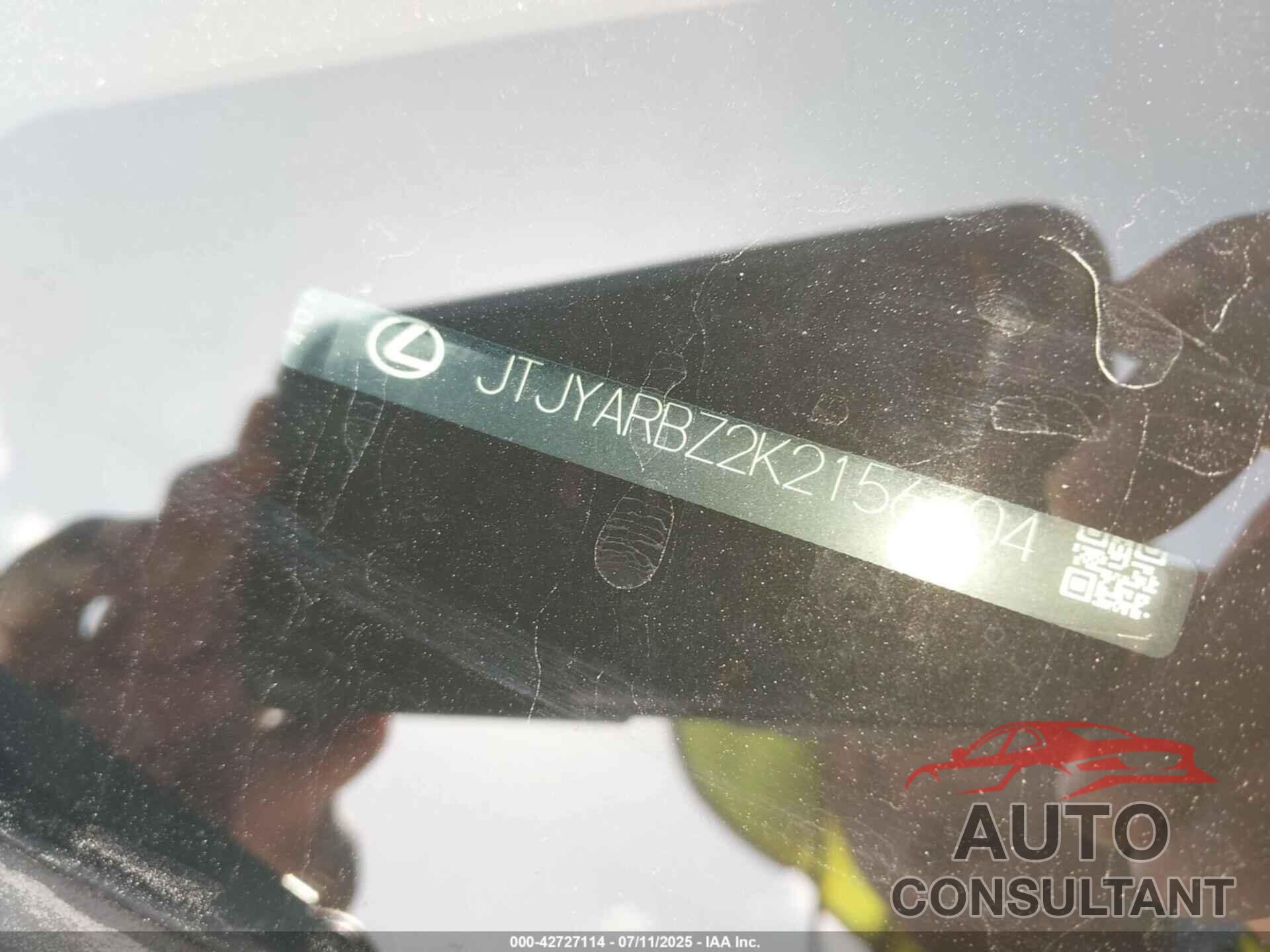 LEXUS NX 300 2019 - JTJYARBZ2K2156304