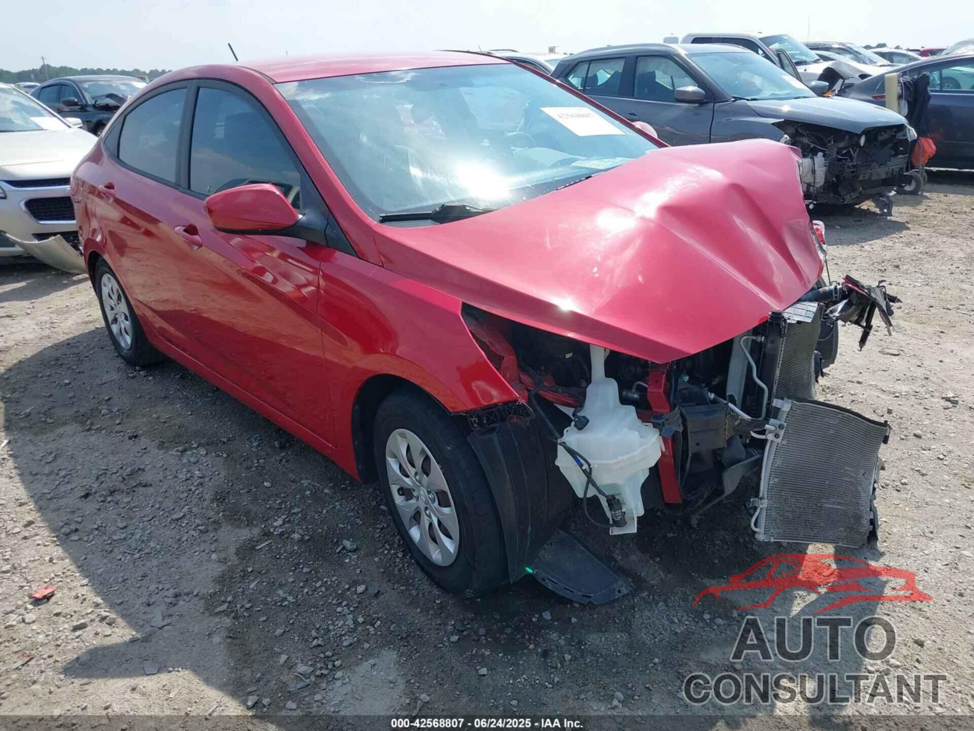 HYUNDAI ACCENT 2016 - KMHCT4AEXGU159421