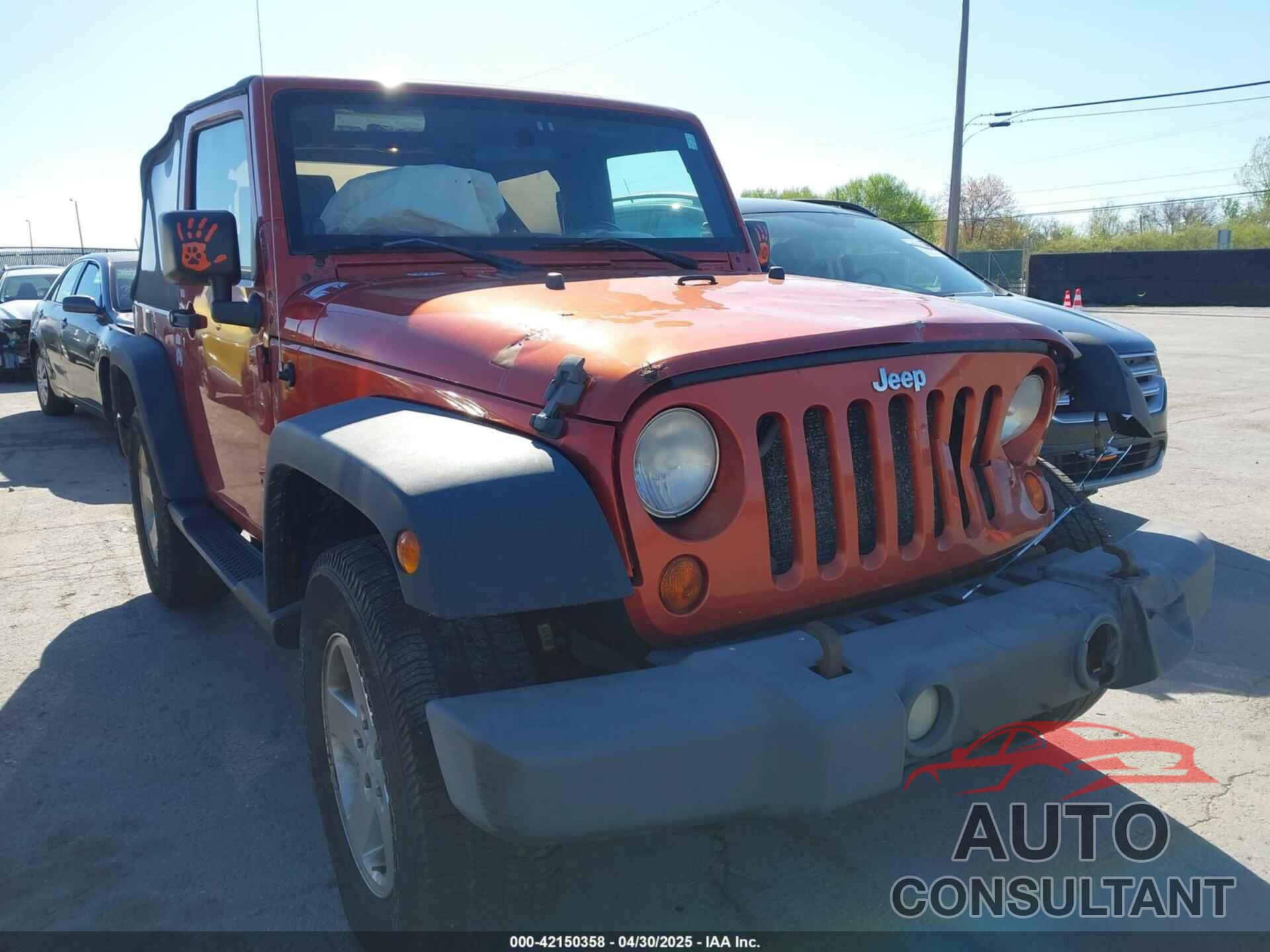 JEEP WRANGLER 2009 - 1J4FA24139L738452