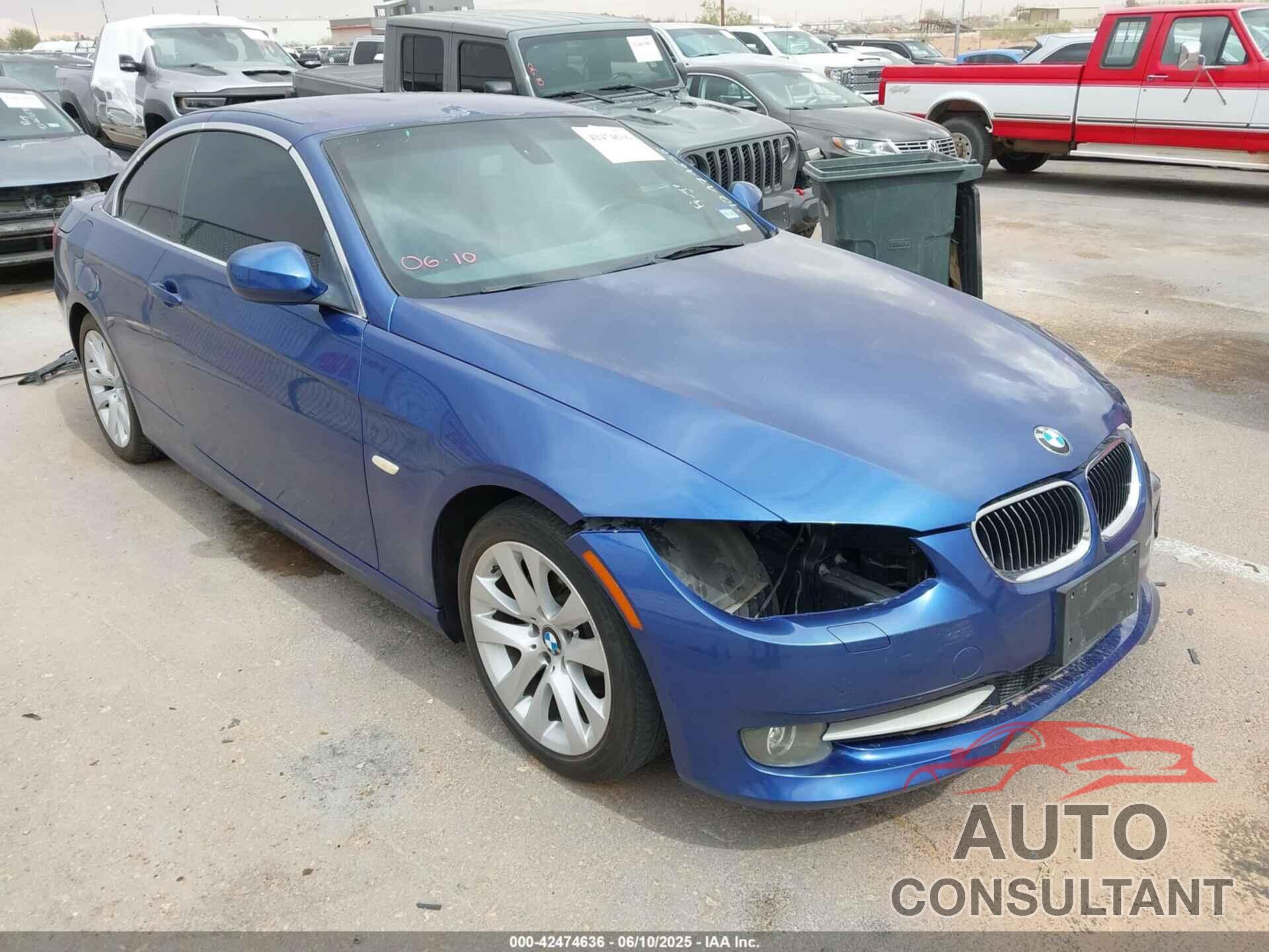 BMW 328I 2011 - WBADW3C50BE539987