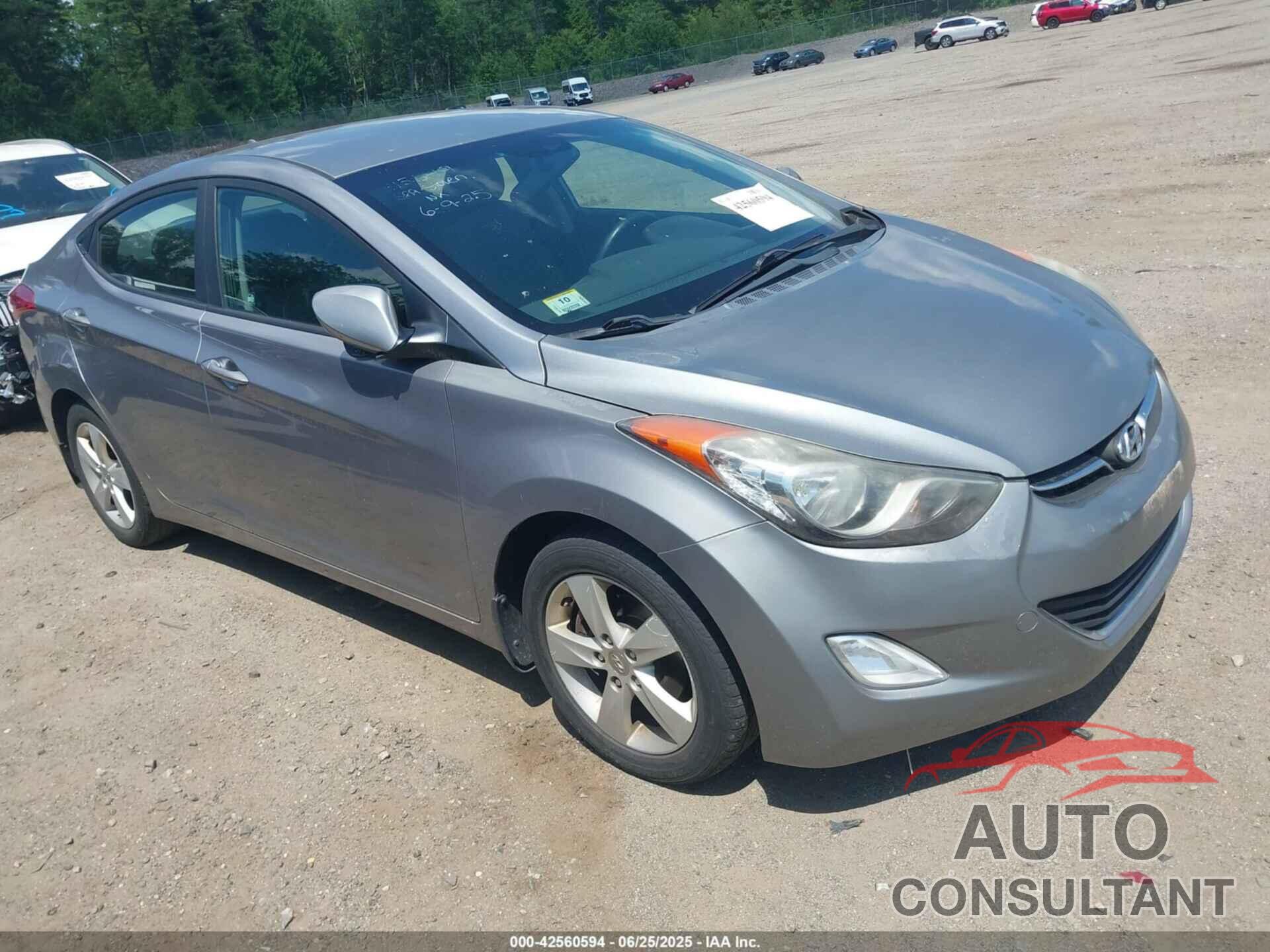 HYUNDAI ELANTRA 2012 - KMHDH4AE2CU357779