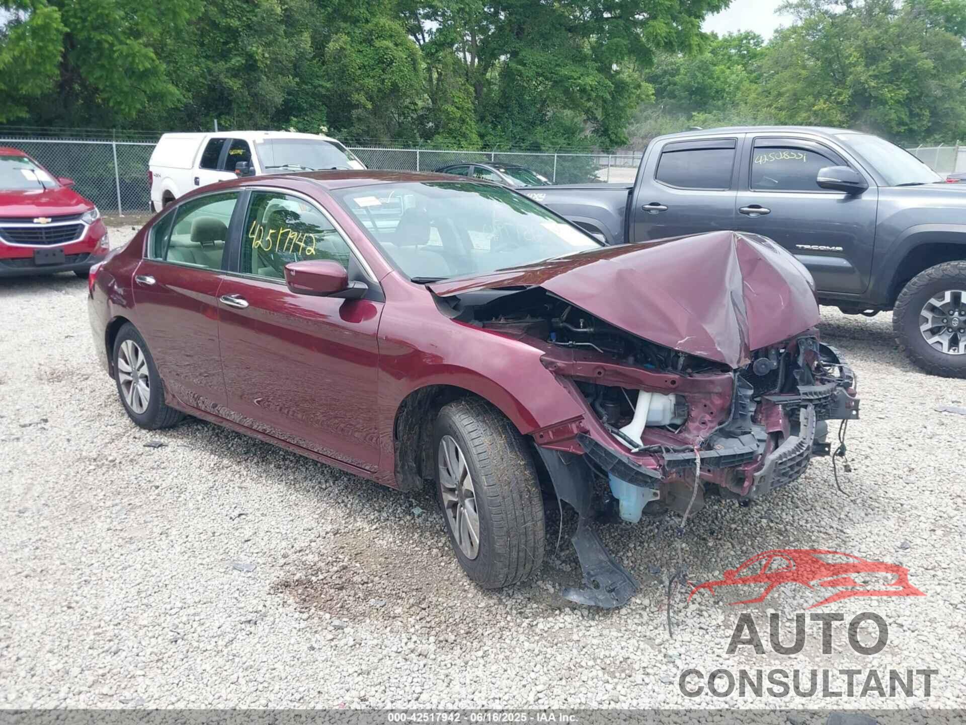 HONDA ACCORD 2013 - 1HGCR2F38DA225770