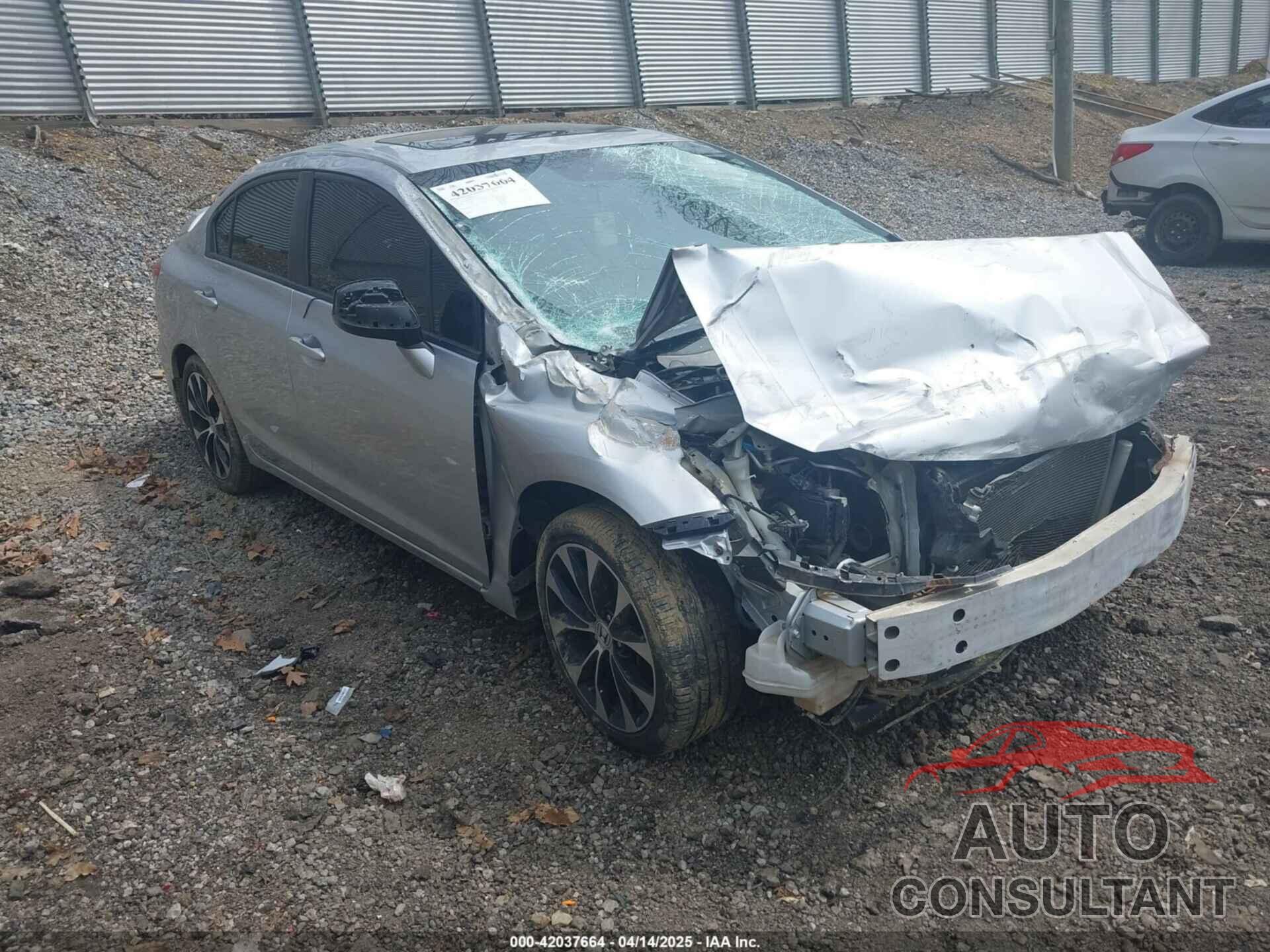HONDA CIVIC 2013 - 2HGFB6E54DH703454
