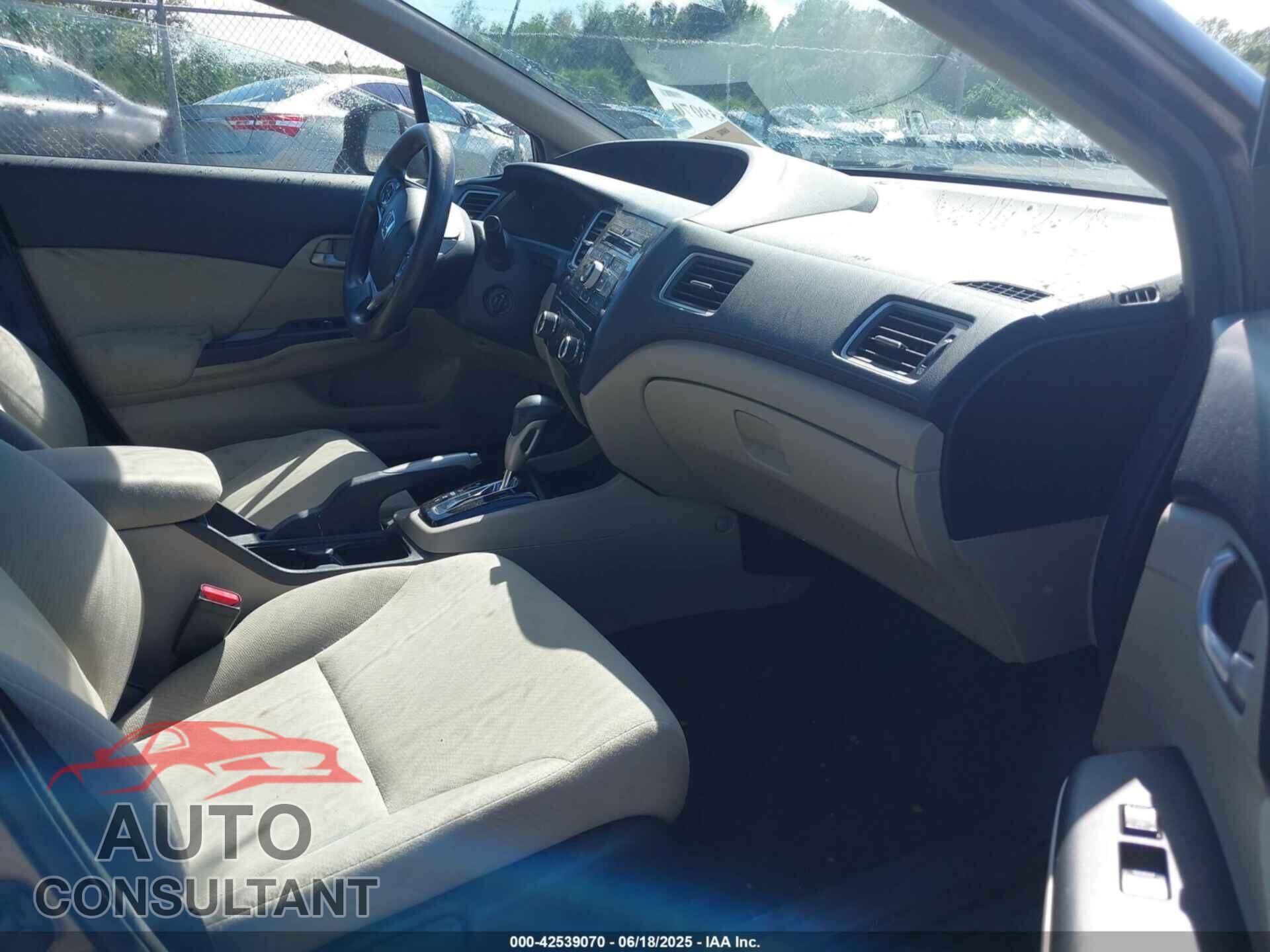 HONDA CIVIC 2013 - 19XFB2F5XDE234792