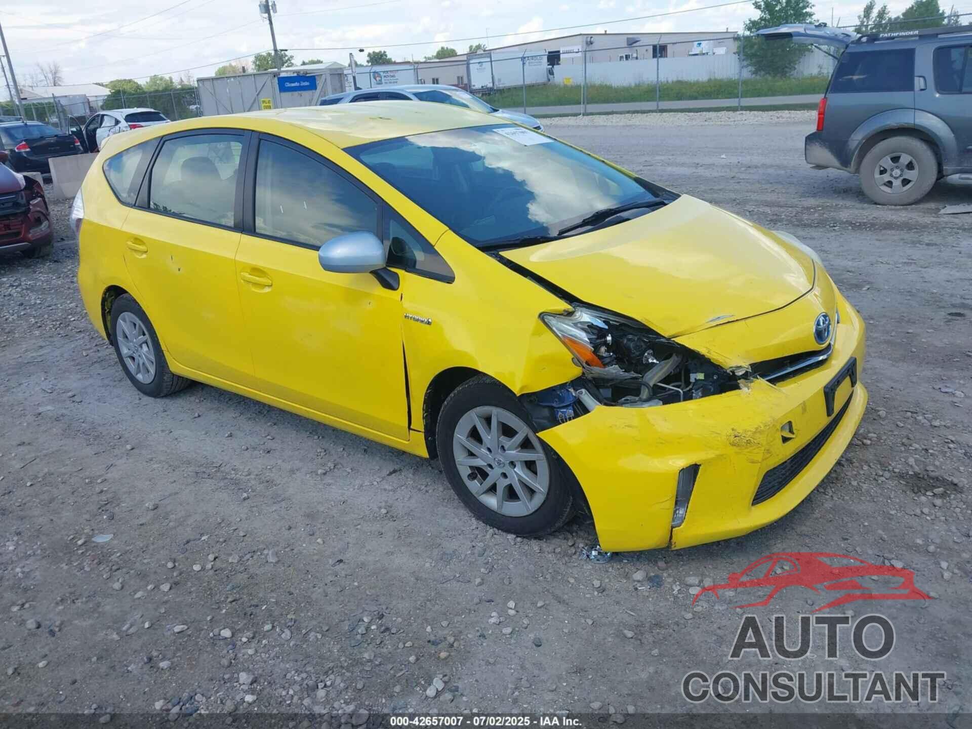 TOYOTA PRIUS V 2013 - JTDZN3EU5D3189366