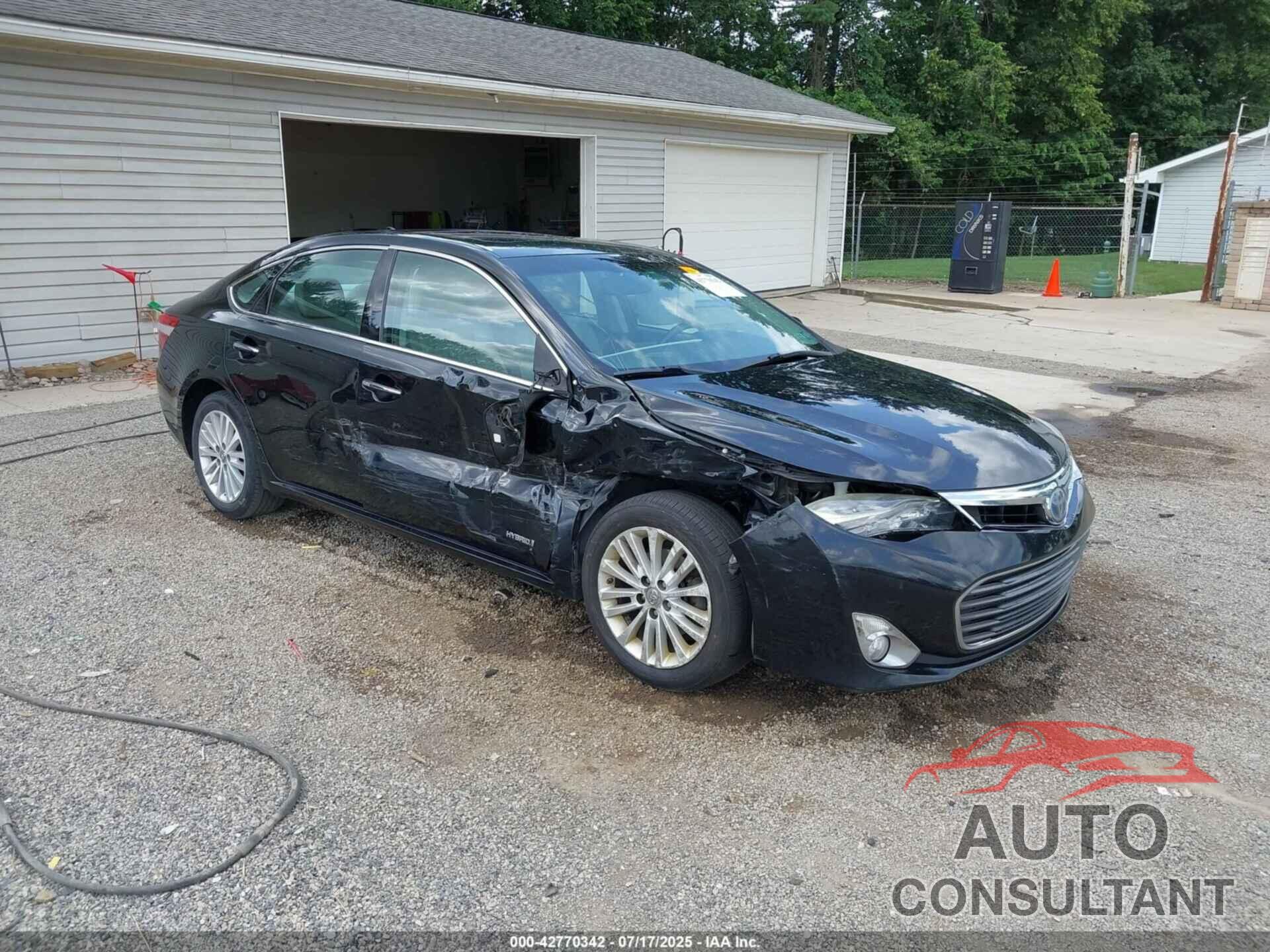 TOYOTA AVALON HYBRID 2013 - 4T1BD1EB1DU008292