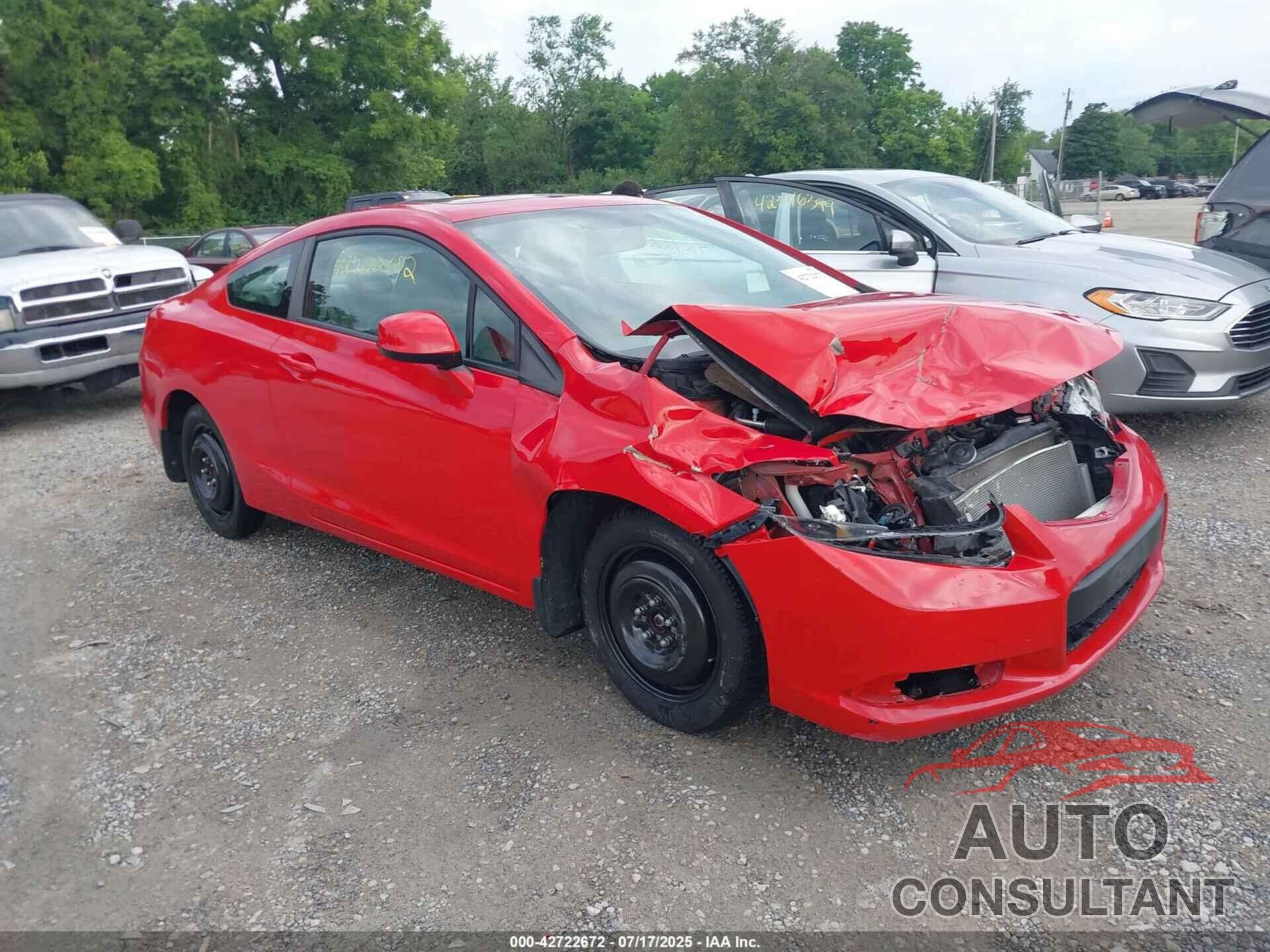 HONDA CIVIC 2013 - 2HGFG3B86DH524556