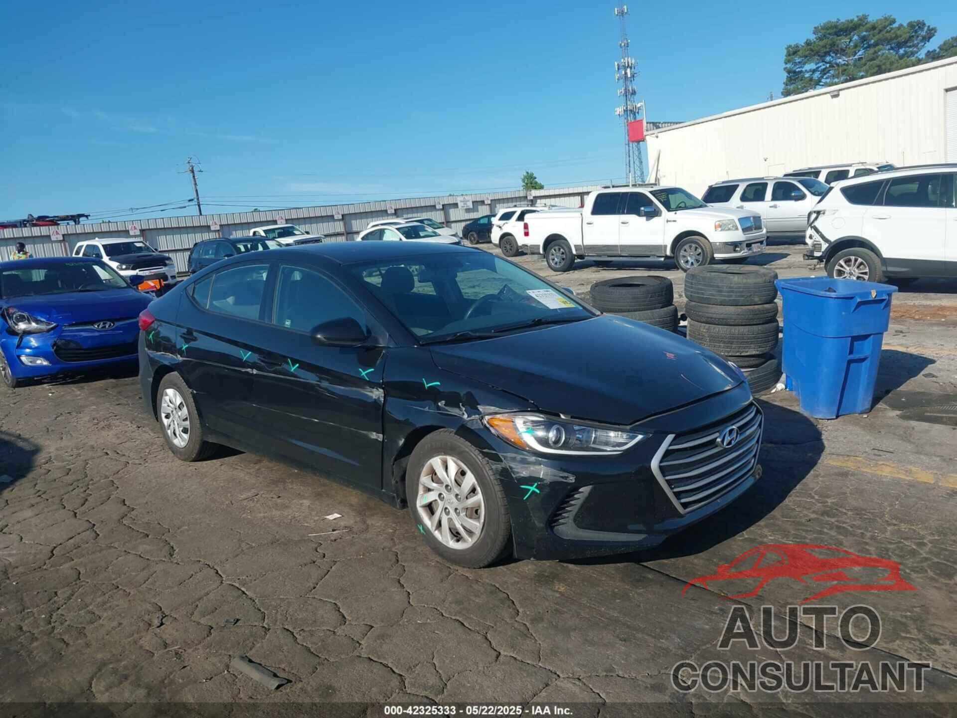 HYUNDAI ELANTRA 2018 - 5NPD74LF9JH364233