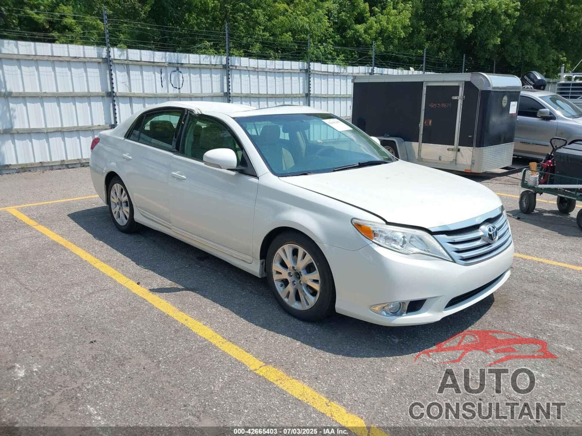 TOYOTA AVALON 2012 - 4T1BK3DB2CU462309
