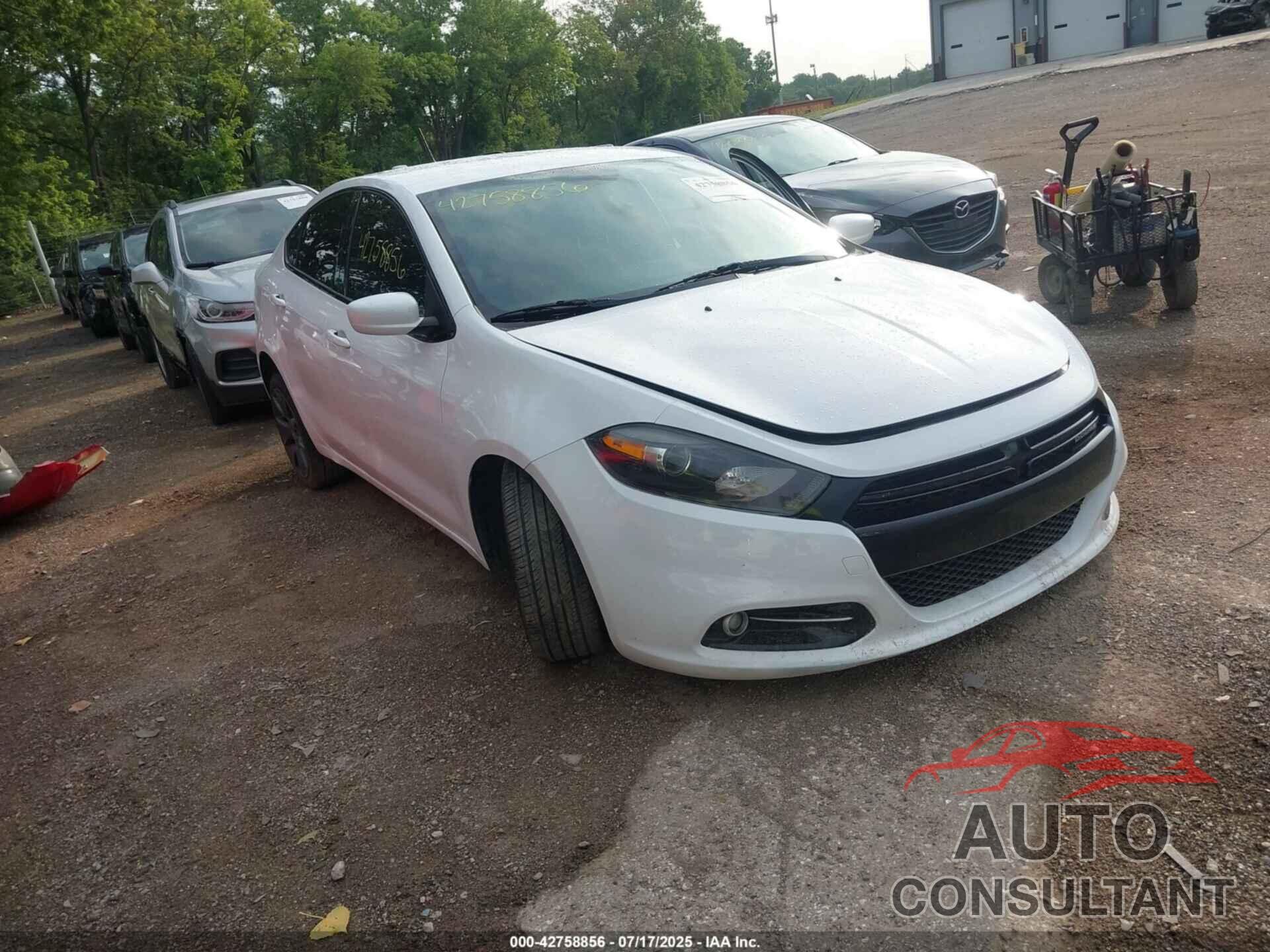 DODGE DART 2015 - 1C3CDFBB4FD391212