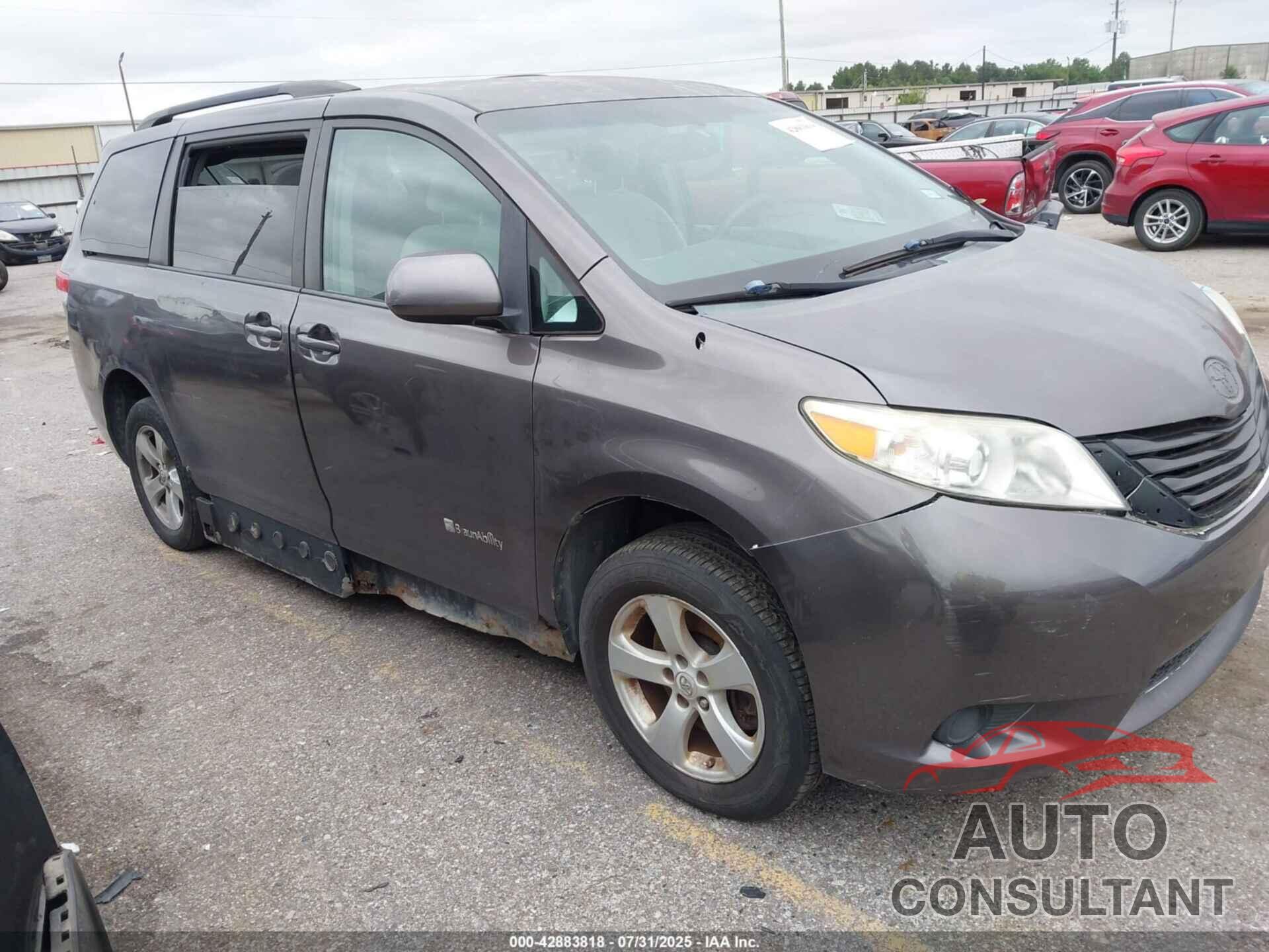 TOYOTA SIENNA 2012 - 5TDKK3DC6CS225548