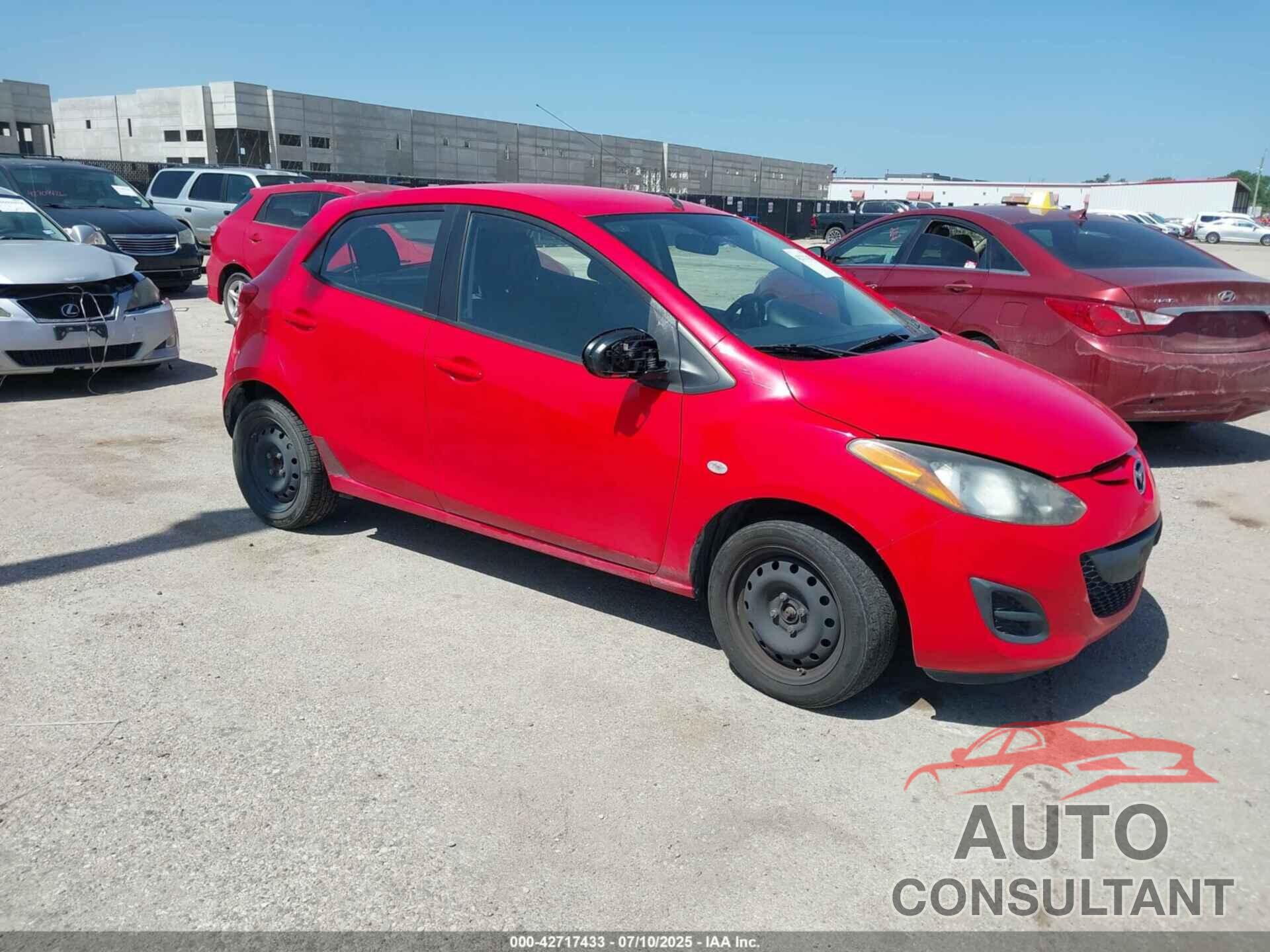 MAZDA MAZDA2 2013 - JM1DE1KY4D0170847