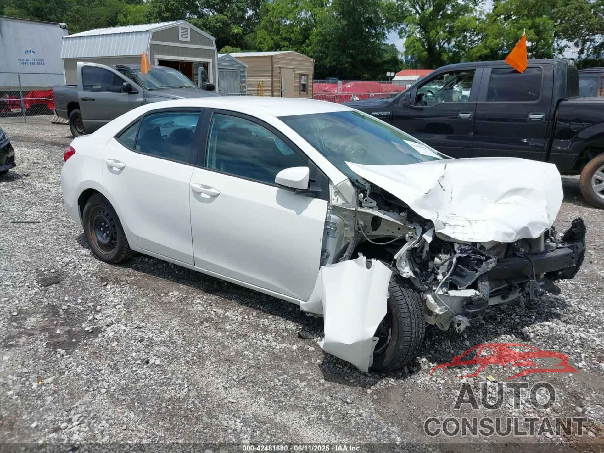 TOYOTA COROLLA 2019 - 5YFBURHE4KP862843
