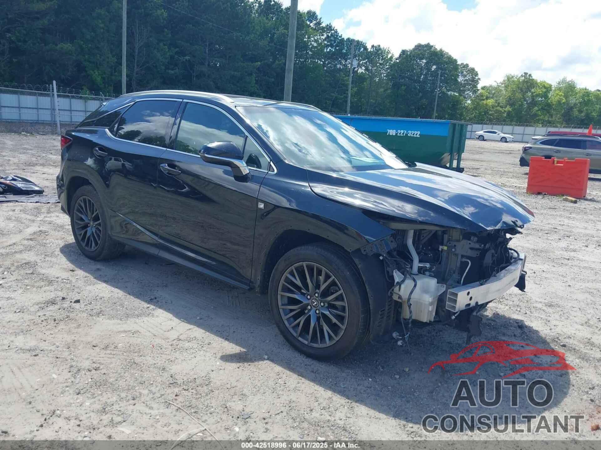 LEXUS RX 350 2018 - 2T2BZMCA6JC149333