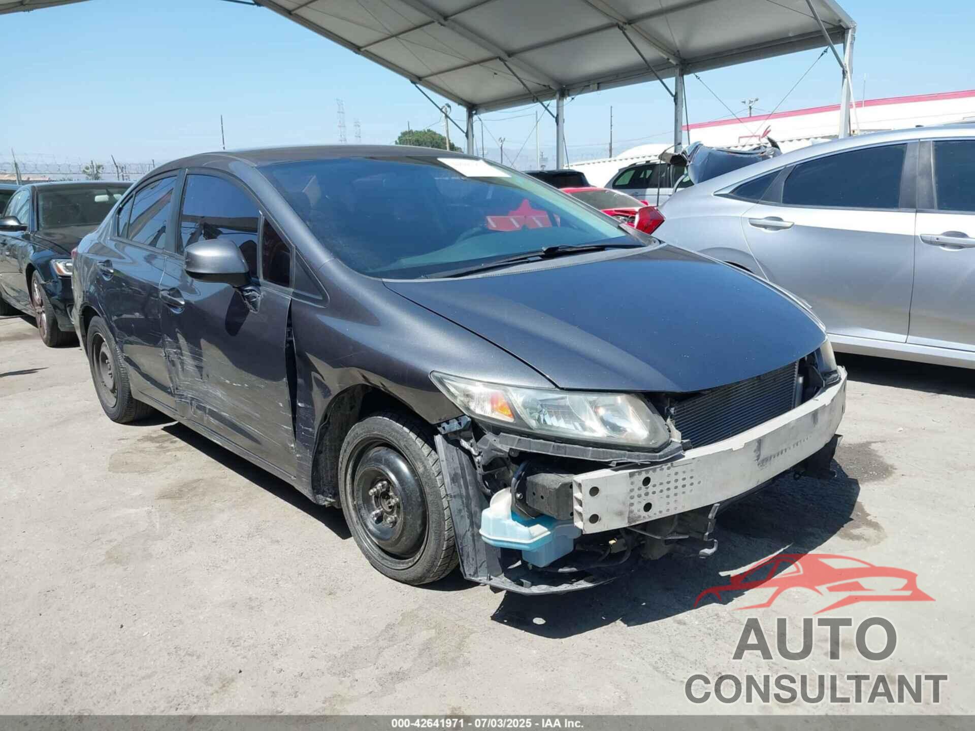 HONDA CIVIC 2013 - 19XFB2F52DE244796