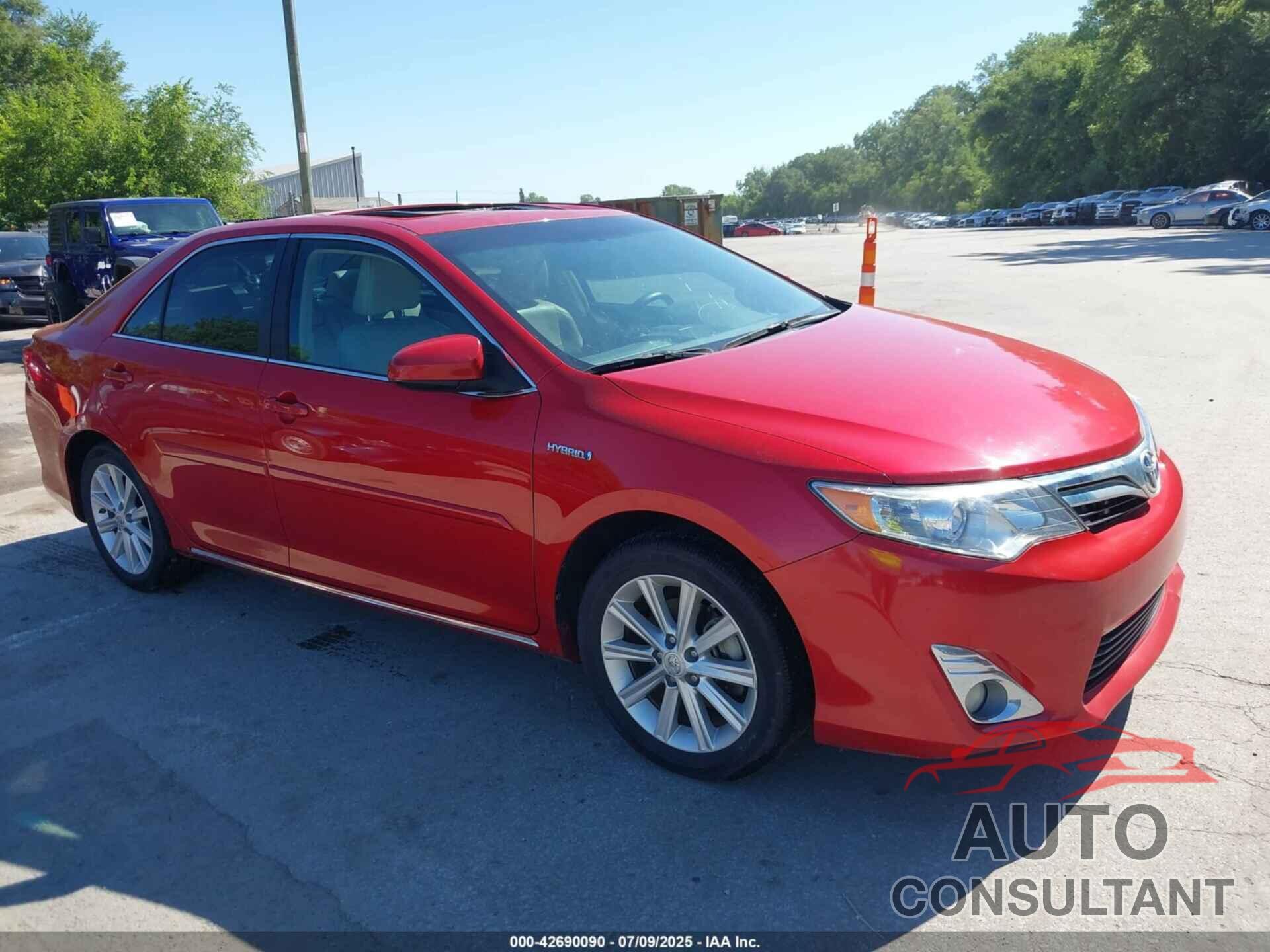 TOYOTA CAMRY HYBRID 2014 - 4T1BD1FK5EU124692