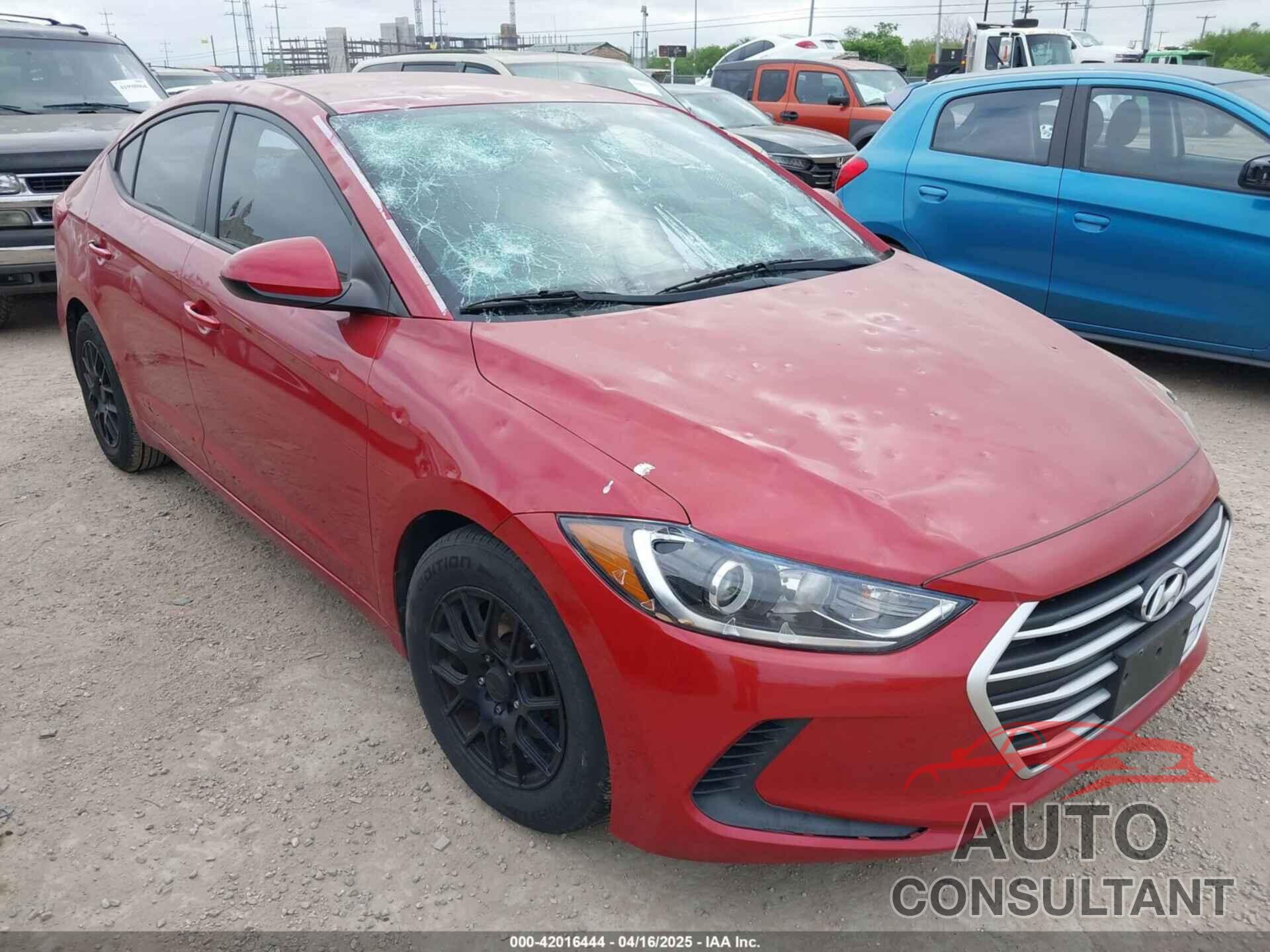 HYUNDAI ELANTRA 2017 - 5NPD74LF8HH209490