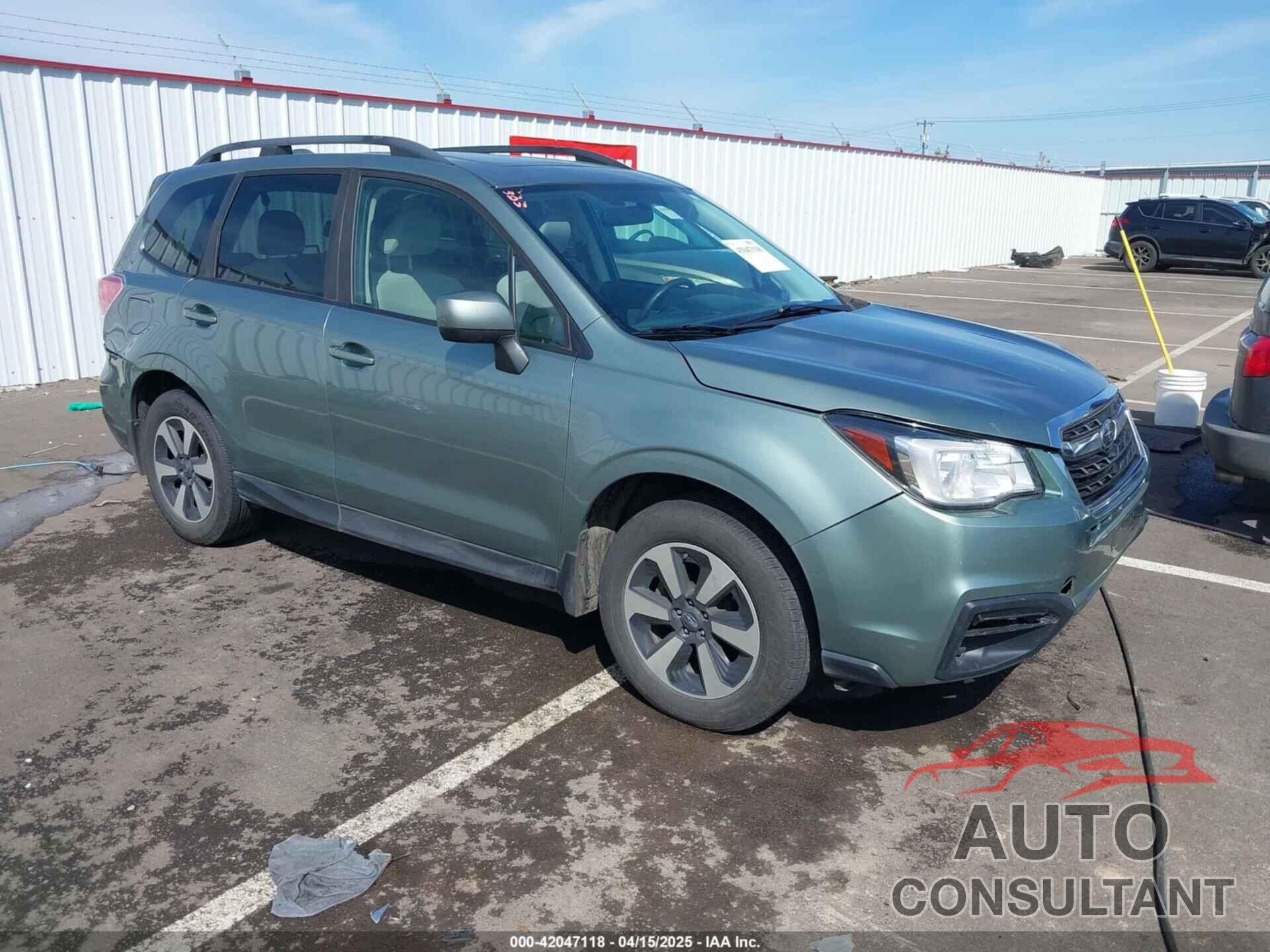 SUBARU FORESTER 2018 - JF2SJAEC4JH503386