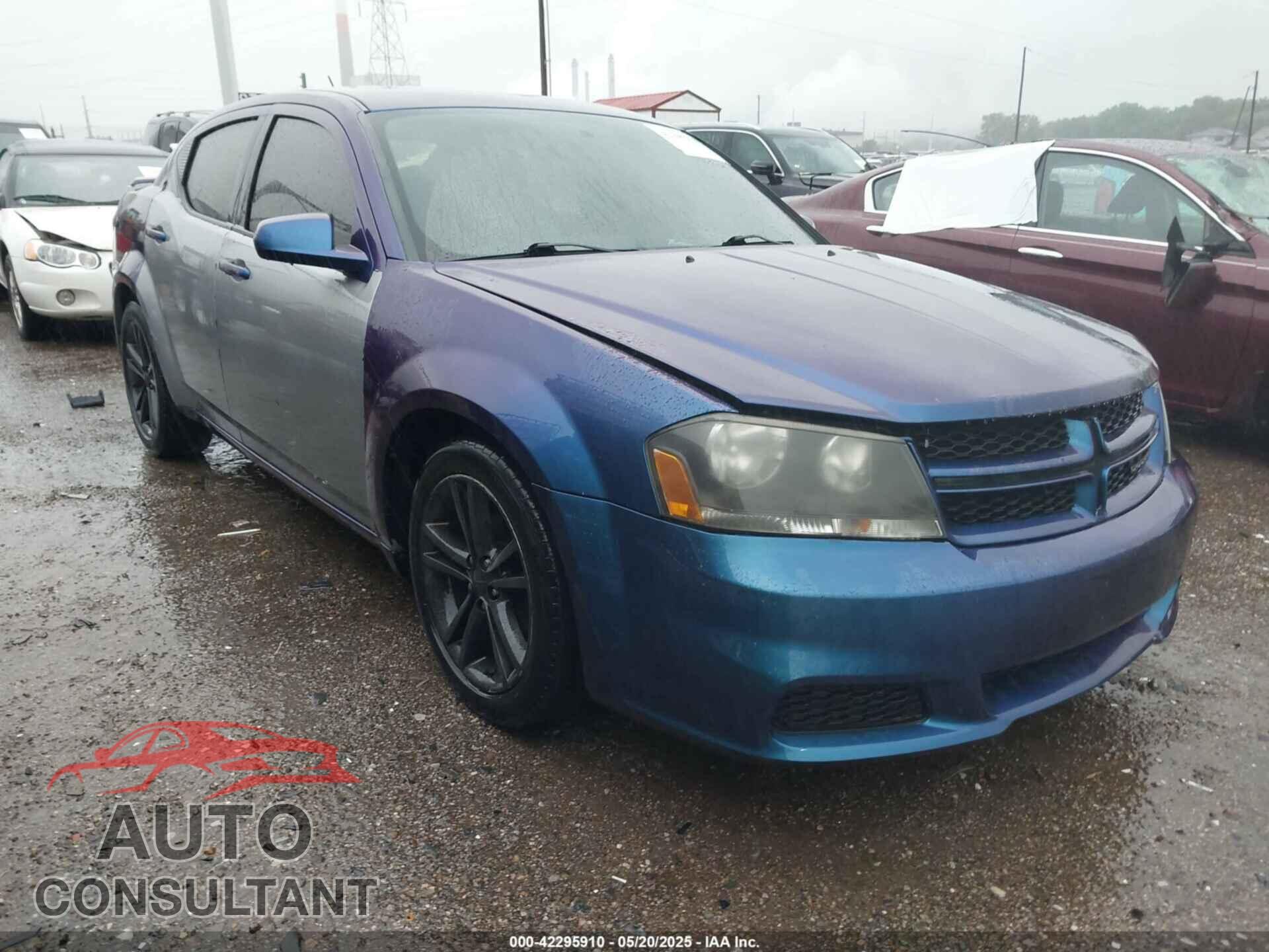 DODGE AVENGER 2013 - 1C3CDZAG4DN748796