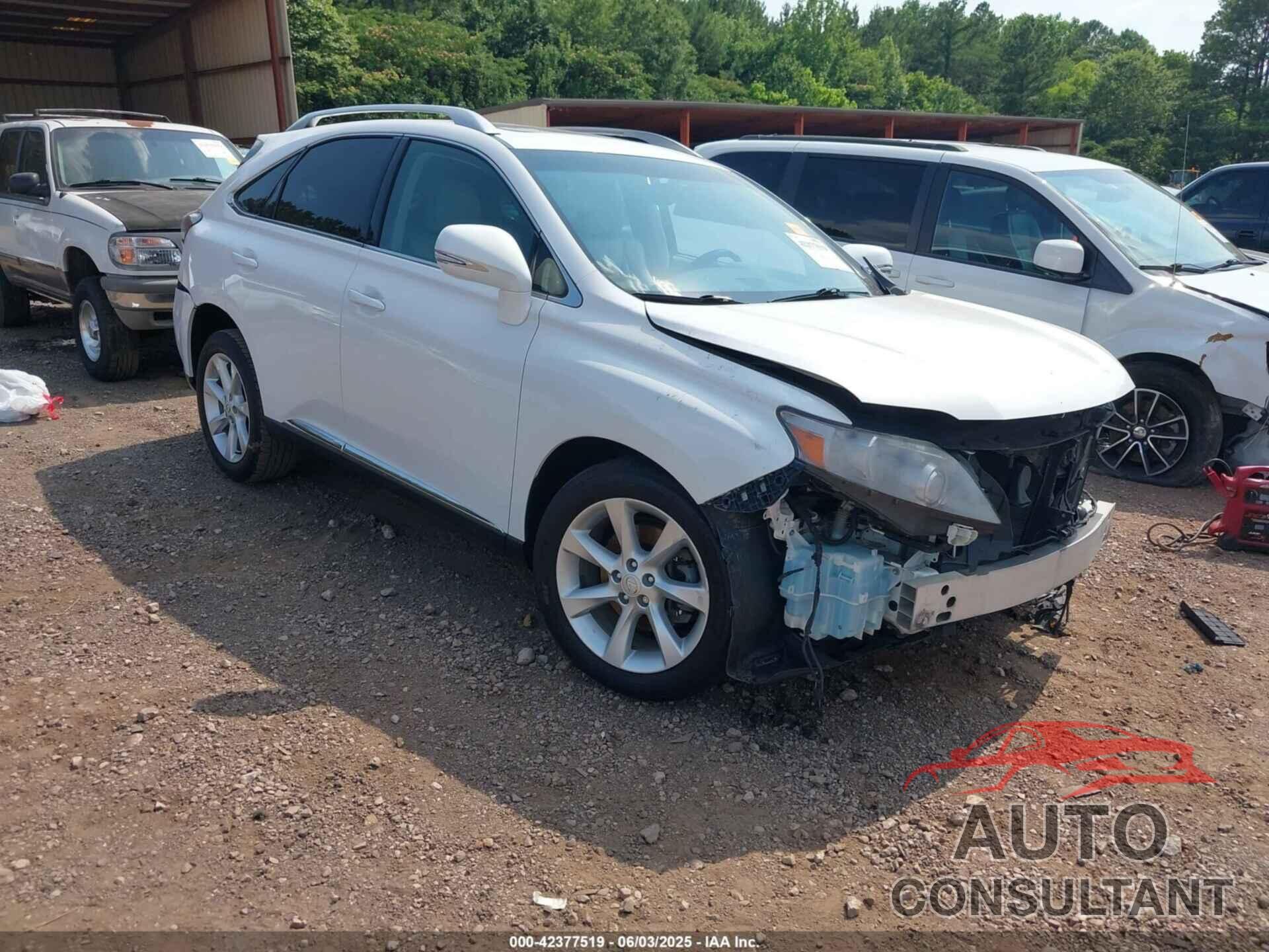 LEXUS RX 350 2010 - 2T2ZK1BA1AC035923