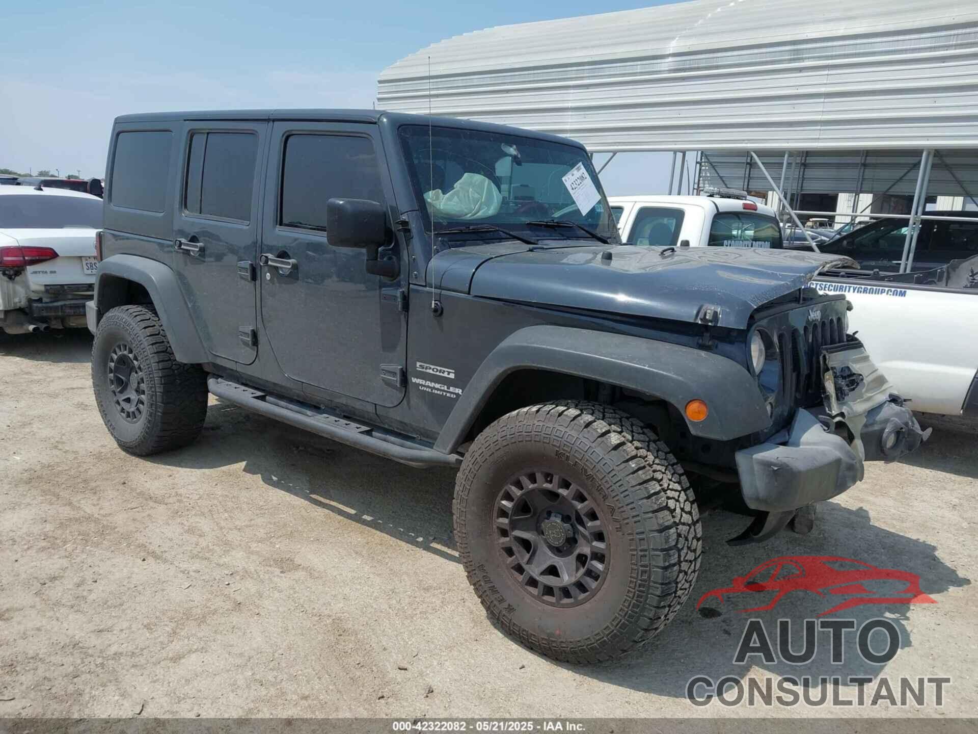 JEEP WRANGLER UNLIMITED 2017 - 1C4BJWDG2HL506357