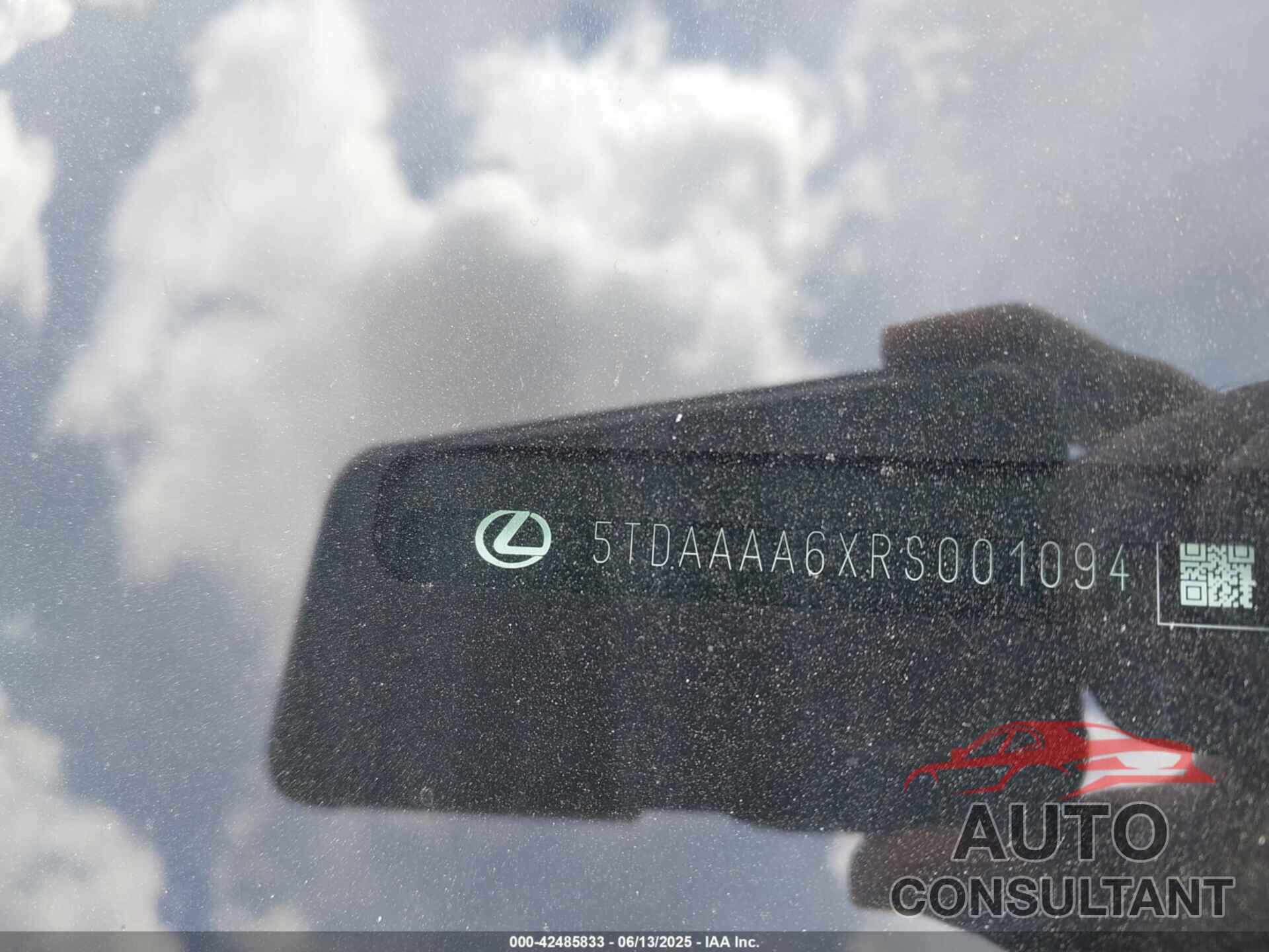 LEXUS TX 350 2024 - 5TDAAAA6XRS001094
