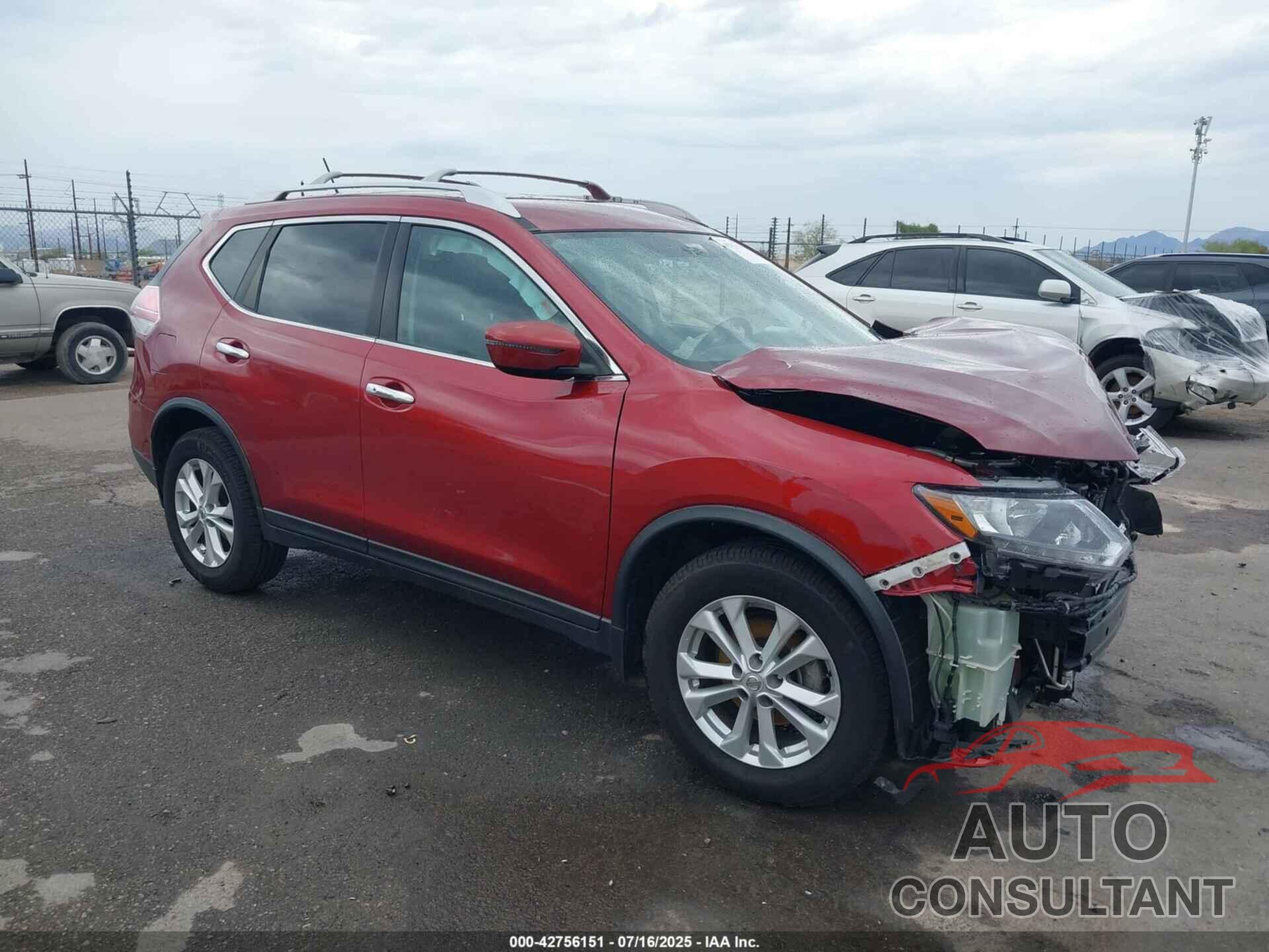 NISSAN ROGUE 2016 - KNMAT2MT9GP657036