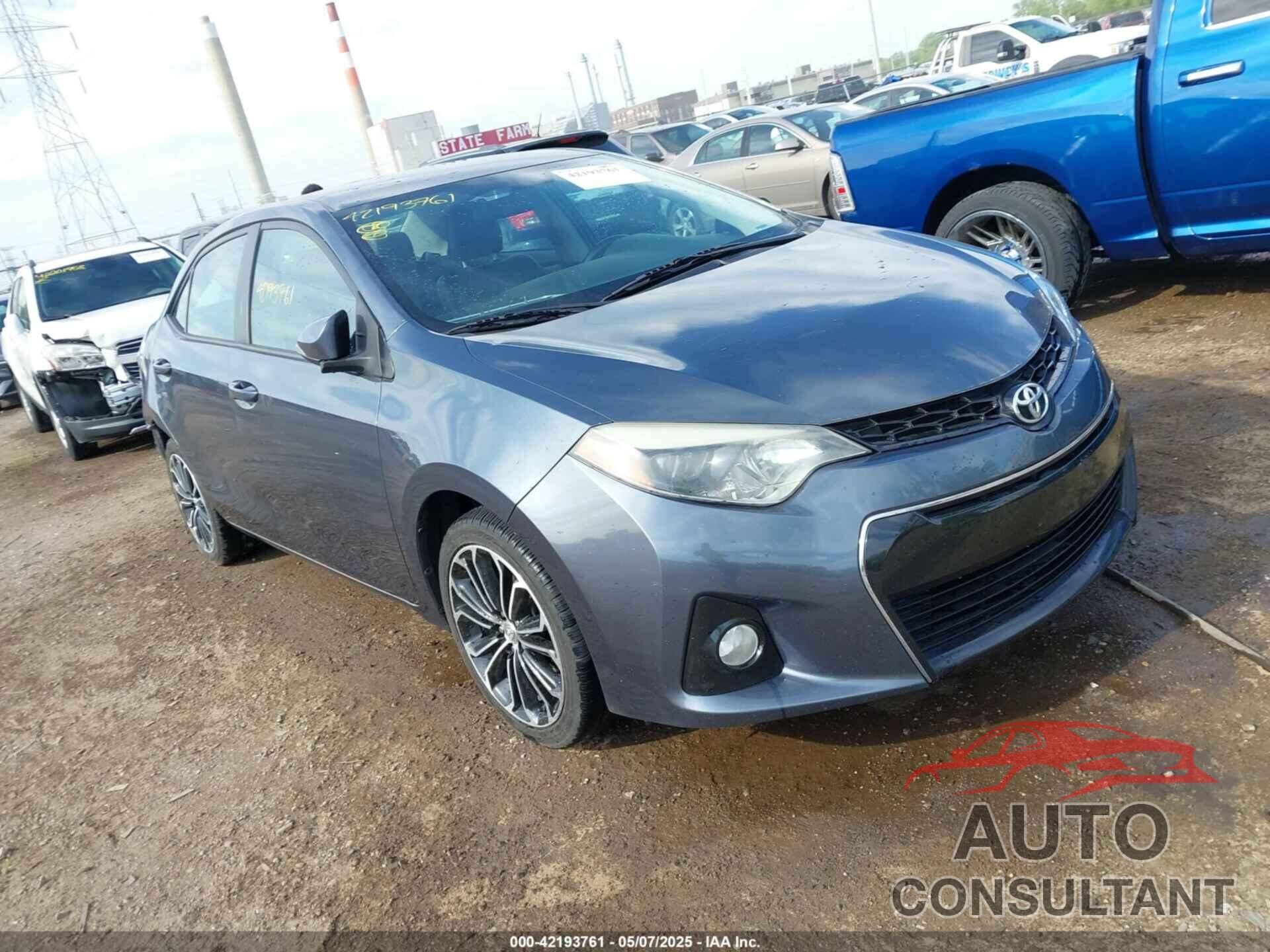 TOYOTA COROLLA 2016 - 2T1BURHE3GC496154