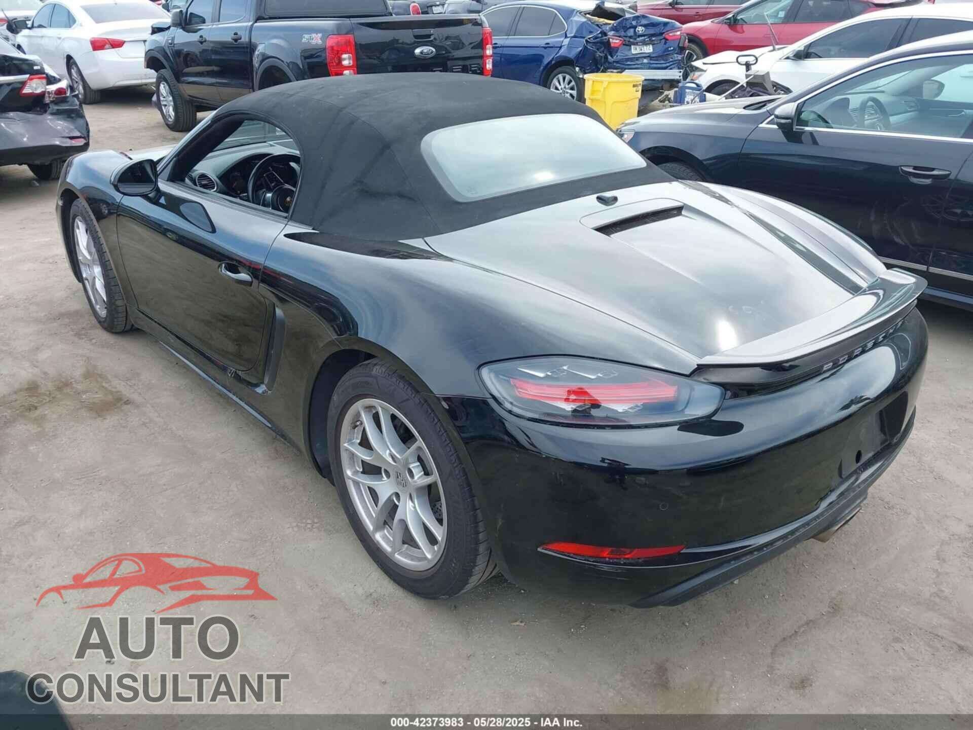 PORSCHE 718 BOXSTER 2017 - WP0CA2A81HS221469
