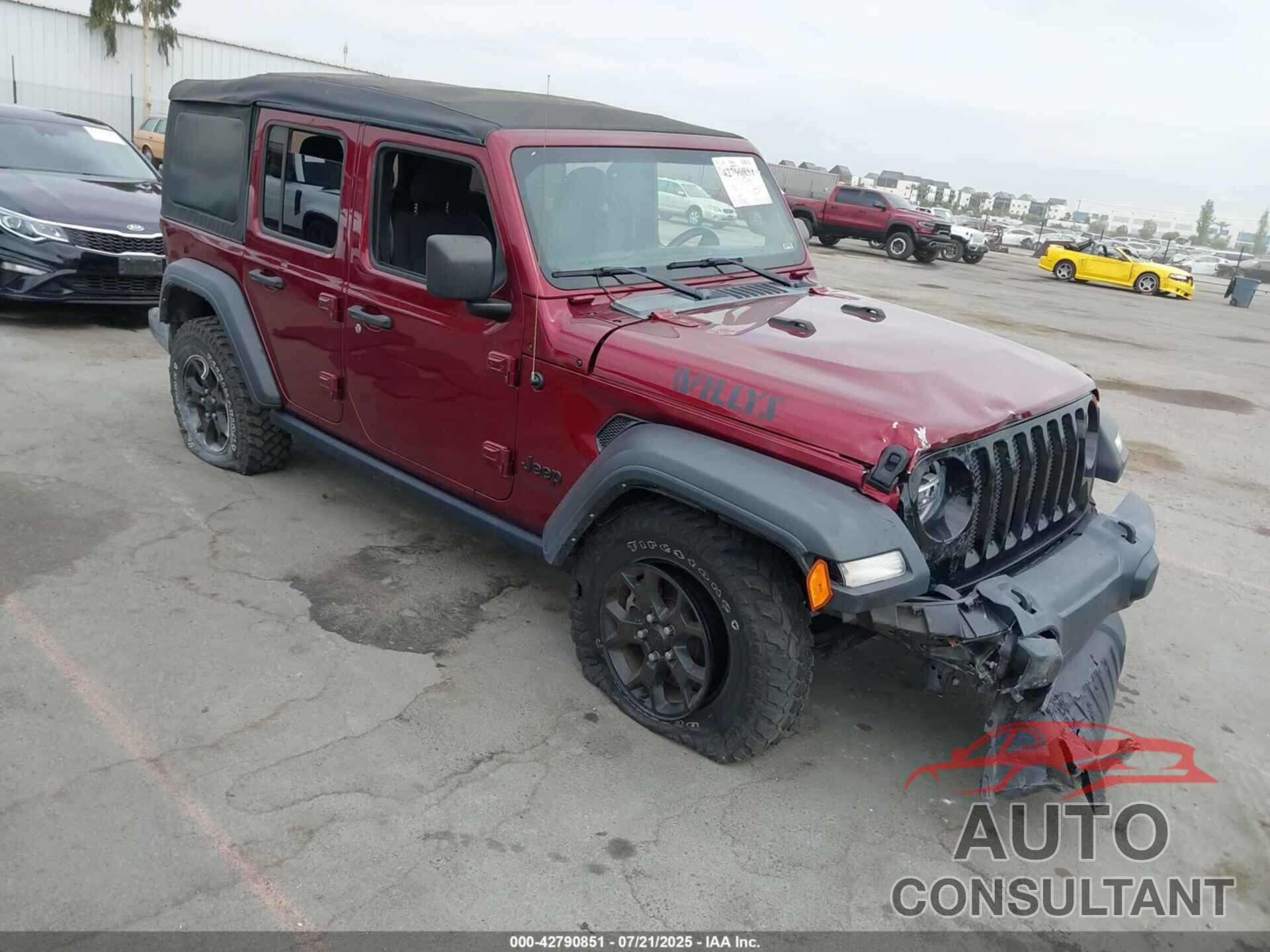 JEEP WRANGLER UNLIMITED 2021 - 1C4HJXDN4MW739745