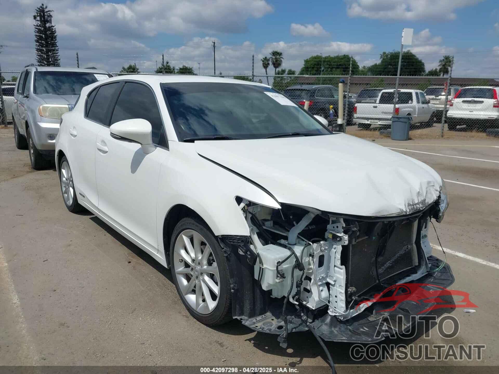 LEXUS CT 200H 2011 - JTHKD5BH2B2035688