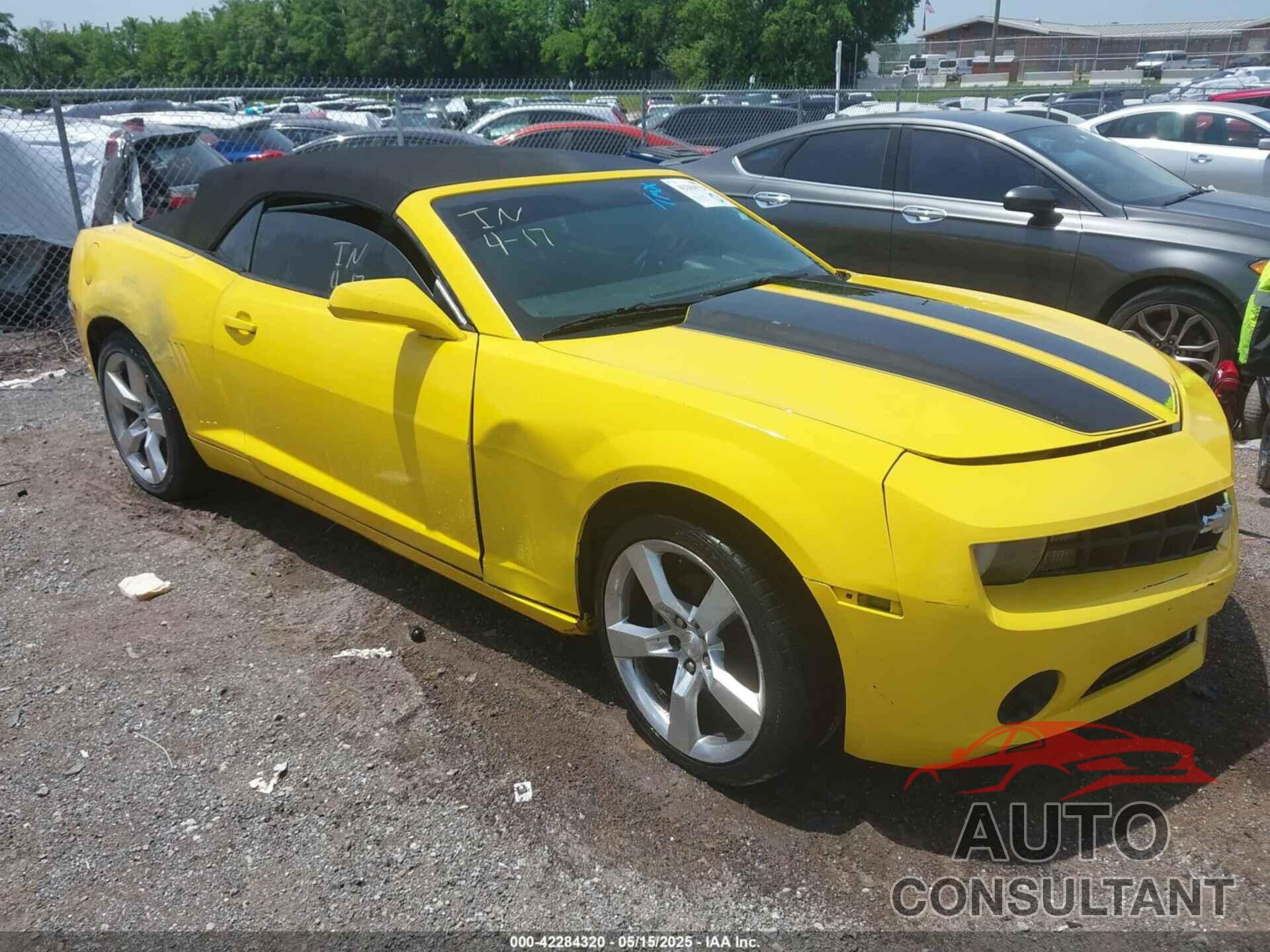 CHEVROLET CAMARO 2012 - 2G1FC3D36C9171054